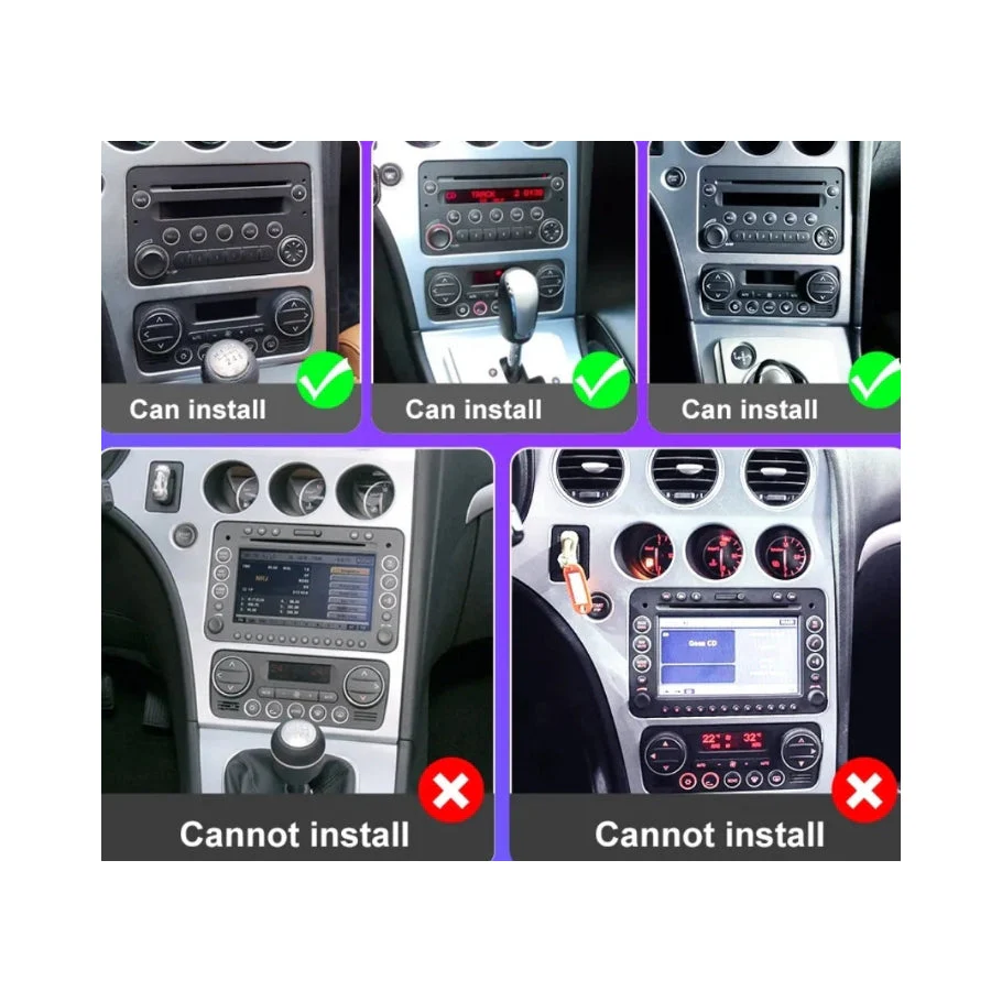 Autoradio per Alfaromeo 159 10", No Navi. Di Serie (2005-2011) CarPlay, Android, 2GB/6GB/8GB Ram - Image 3