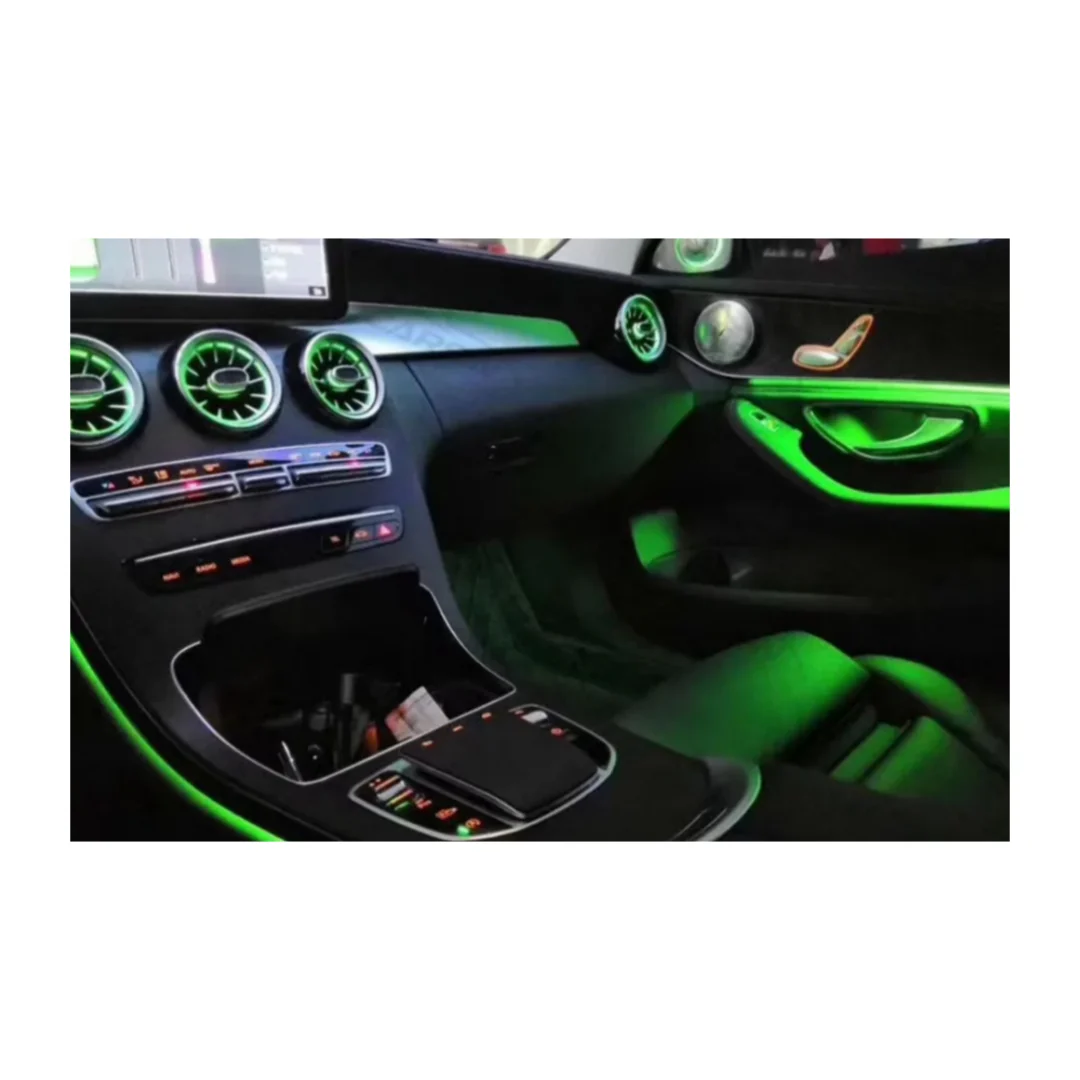 (PRENOTA) Ambient Light Areazione per Mercedes GLC X253, Classe C W205, 256 Colori, APP - Image 5