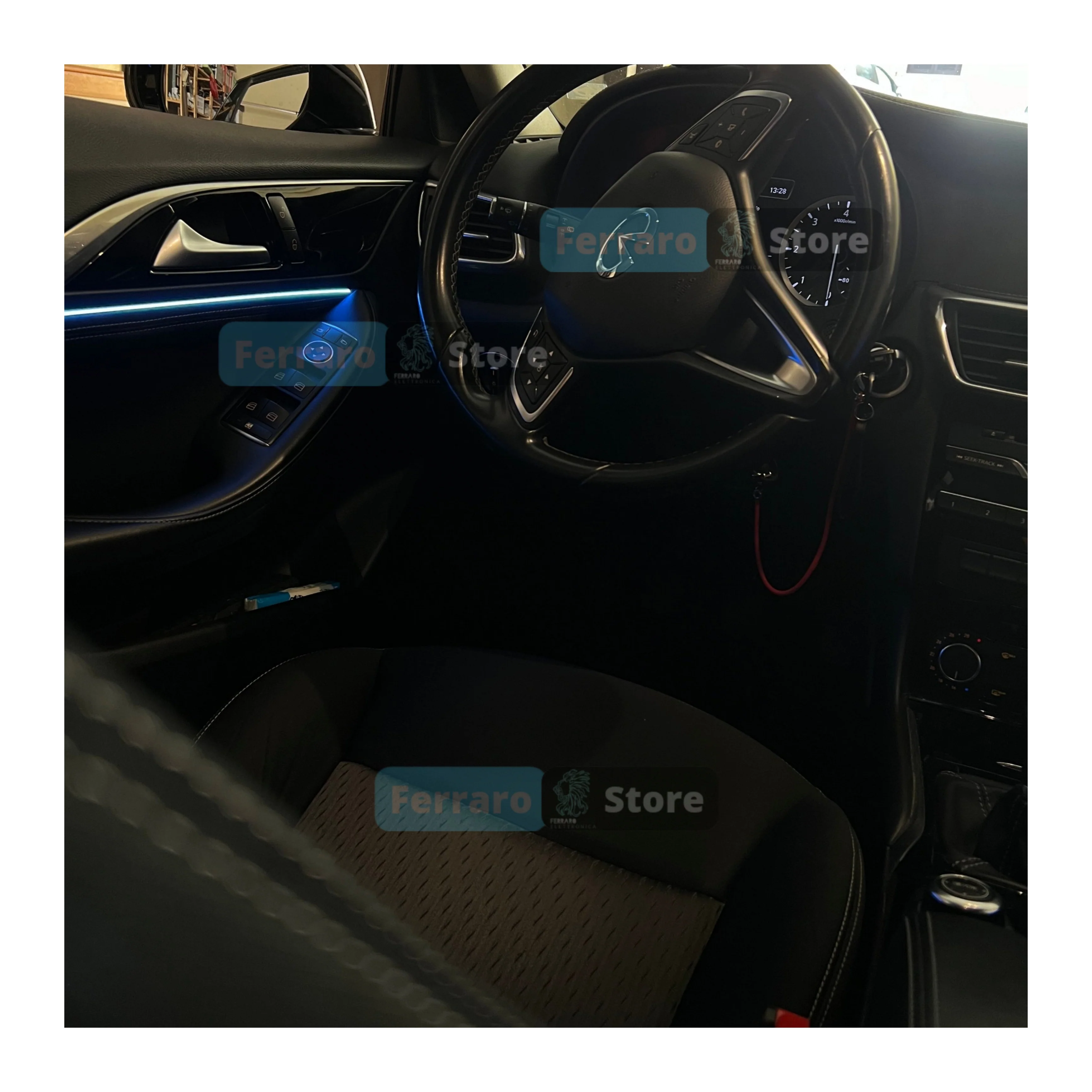 Ambient Light per per Infiniti Q30, Universale, APP, RGB Led, Led Dinamico - Image 4