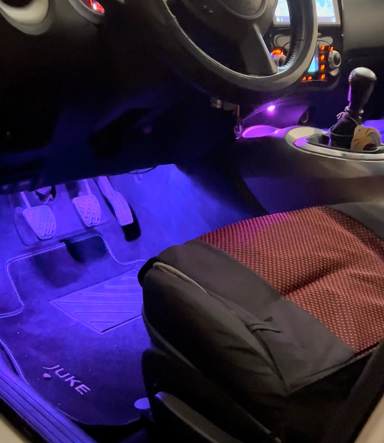 Ambient Light per Nissan Juke, Universale, Luci Ambiente con Comando da App, RGB Led, Led Dinamico - Image 5