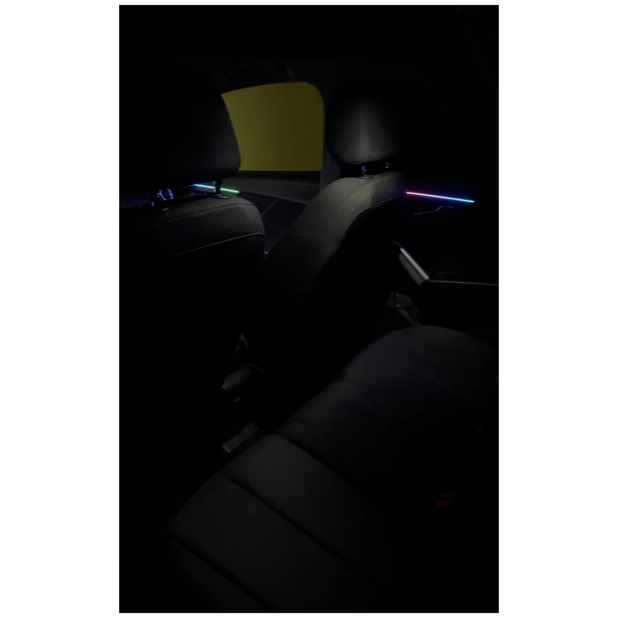 Ambient Light per Audi Q2 (2016-2024) Universale, Luci Ambiente con Comando da App, RGB Led, Led Dinamico - Image 4