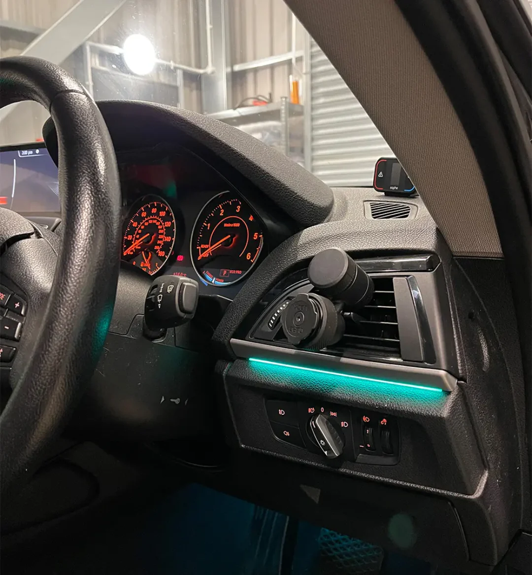 (PRENOTA) Ambient Light per BMW Serie 2, F22, F23, M240i (2013-2019), 256 Colori, APP - Image 4