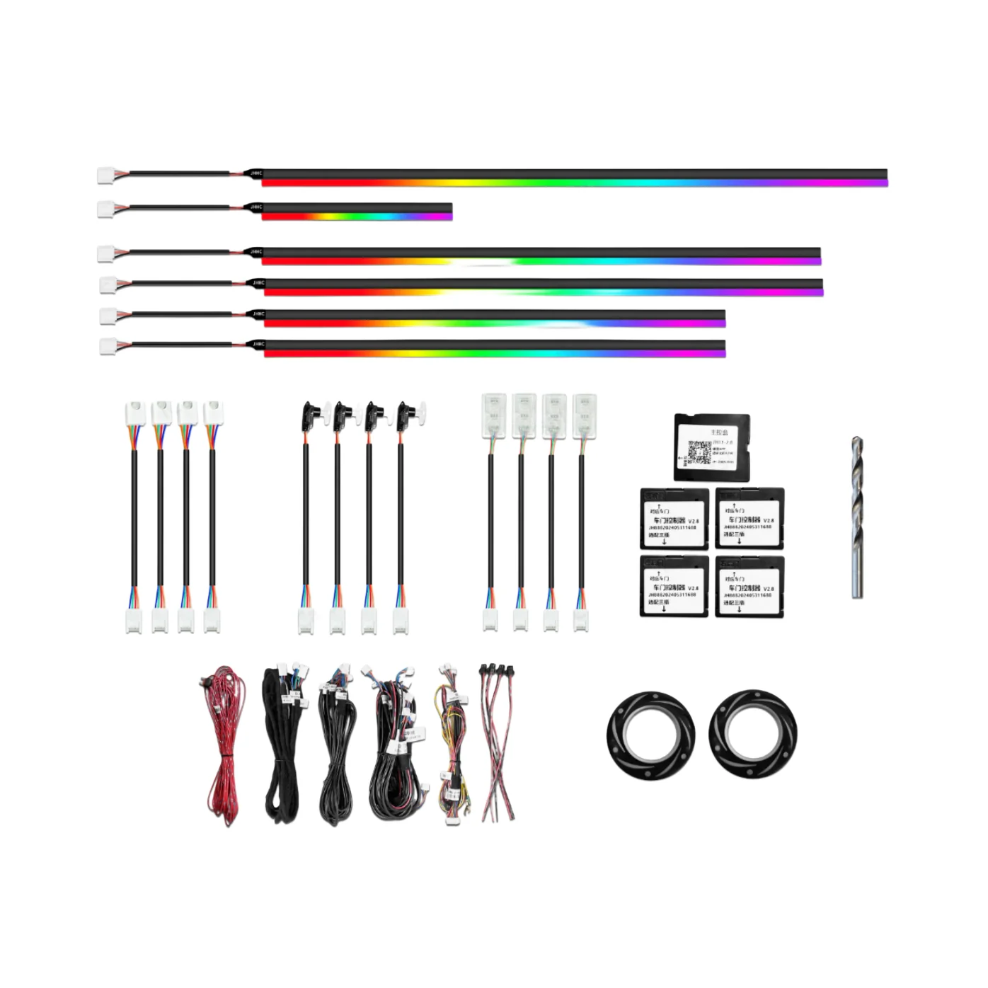 (PRENOTA) Ambient Light per BMW Serie 2, F44, F45, F46, F74, U06, 256 Colori, APP - Image 5