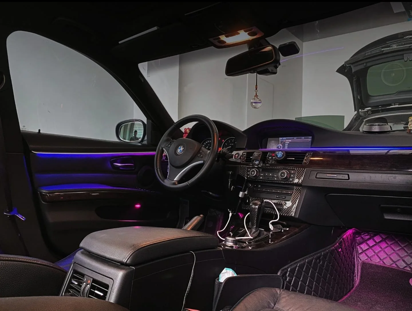 (PRENOTA) Ambient Light per BMW Serie 3 E90, E91 (2005-2013), 256 Colori, APP - Image 3