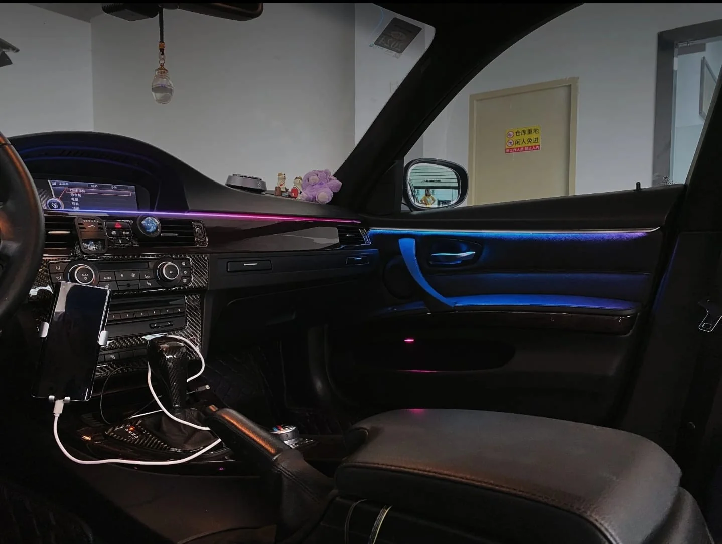 (PRENOTA) Ambient Light per BMW Serie 3 E90, E91 (2005-2013), 256 Colori, APP - Image 5