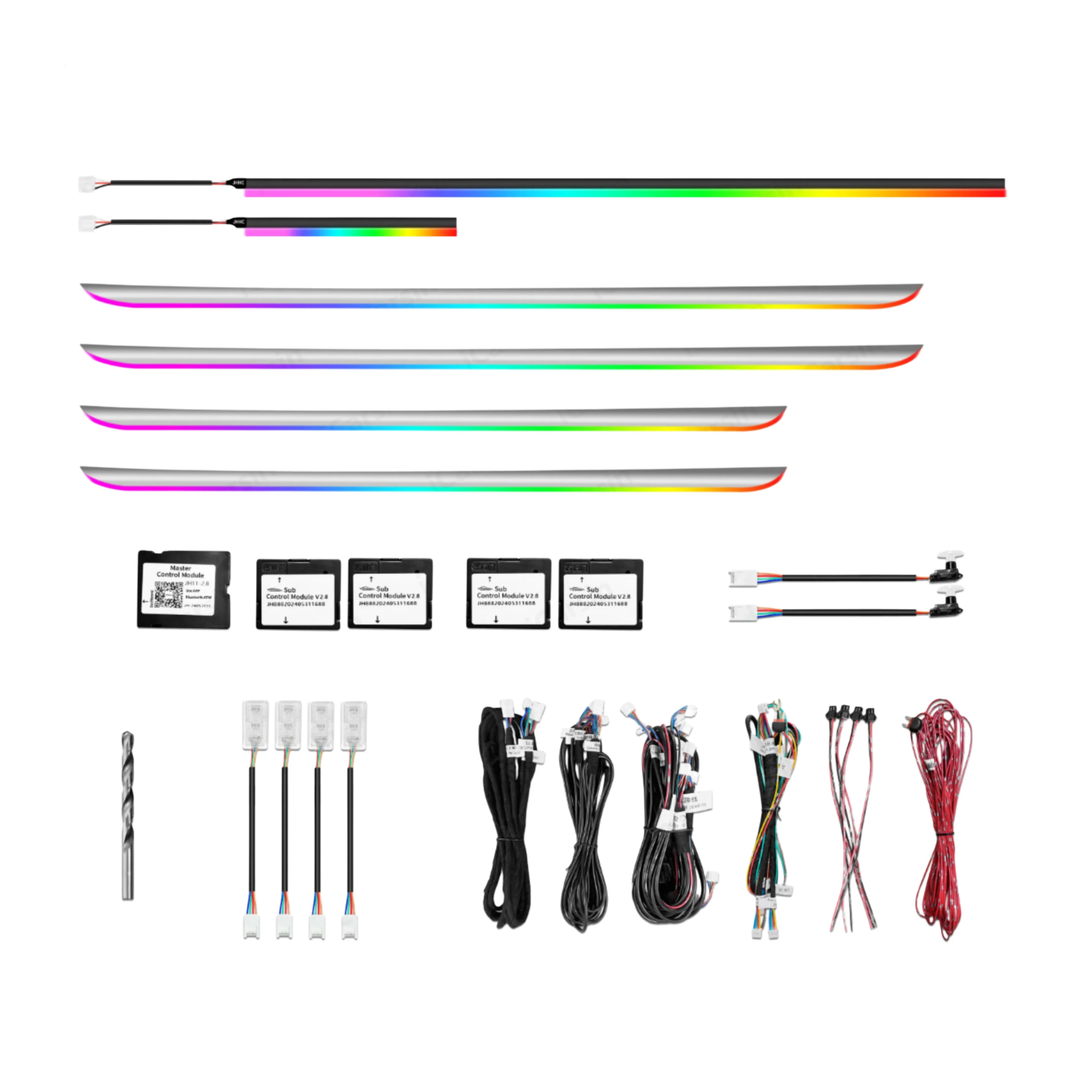 (PRENOTA) Ambient Light per BMW Serie 3 E90, E91 (2005-2013), 256 Colori, APP - Image 6