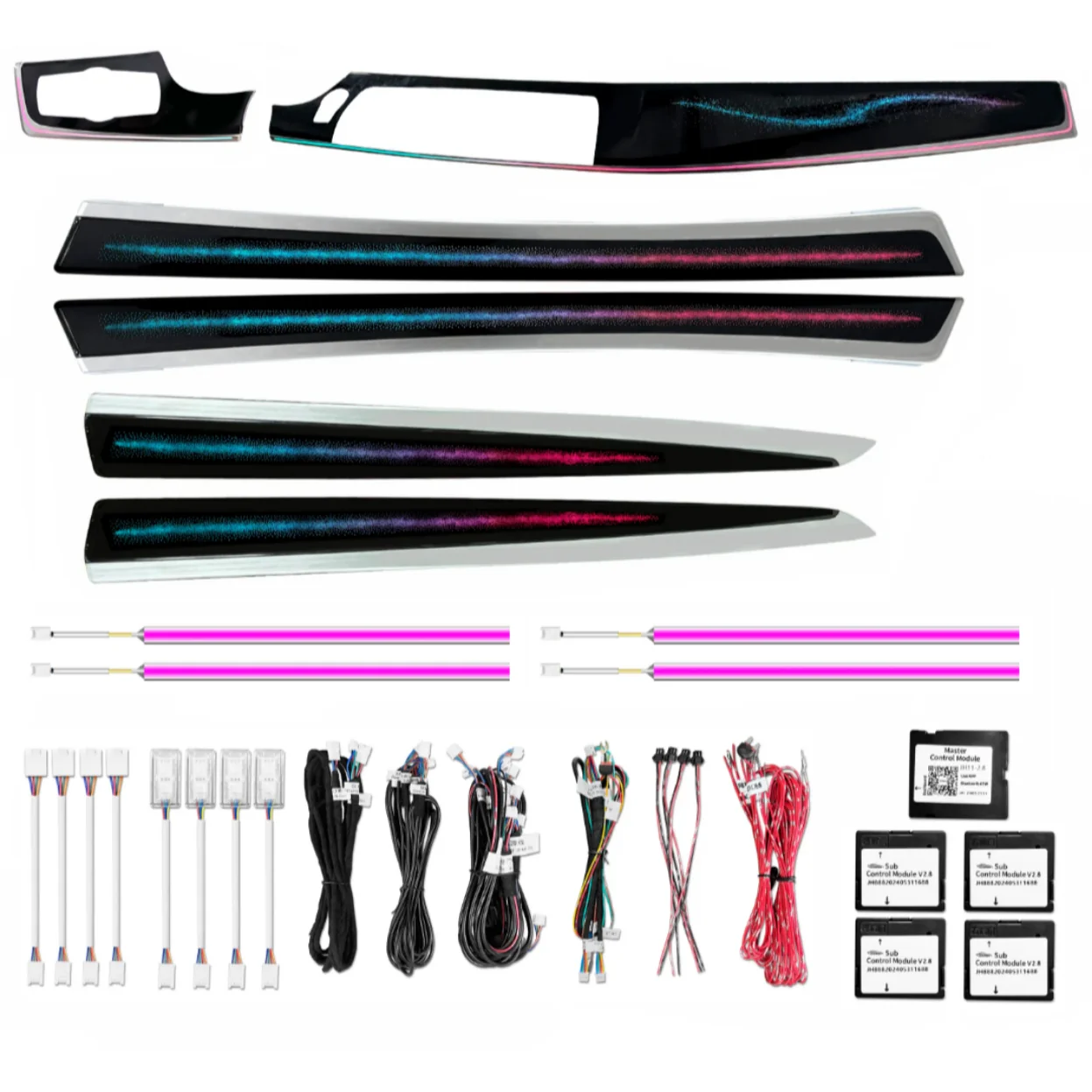 (PRENOTA) Ambient Light per BMW Serie 5 F10, F11 (2011-2017), 256 Colori, APP - Image 6