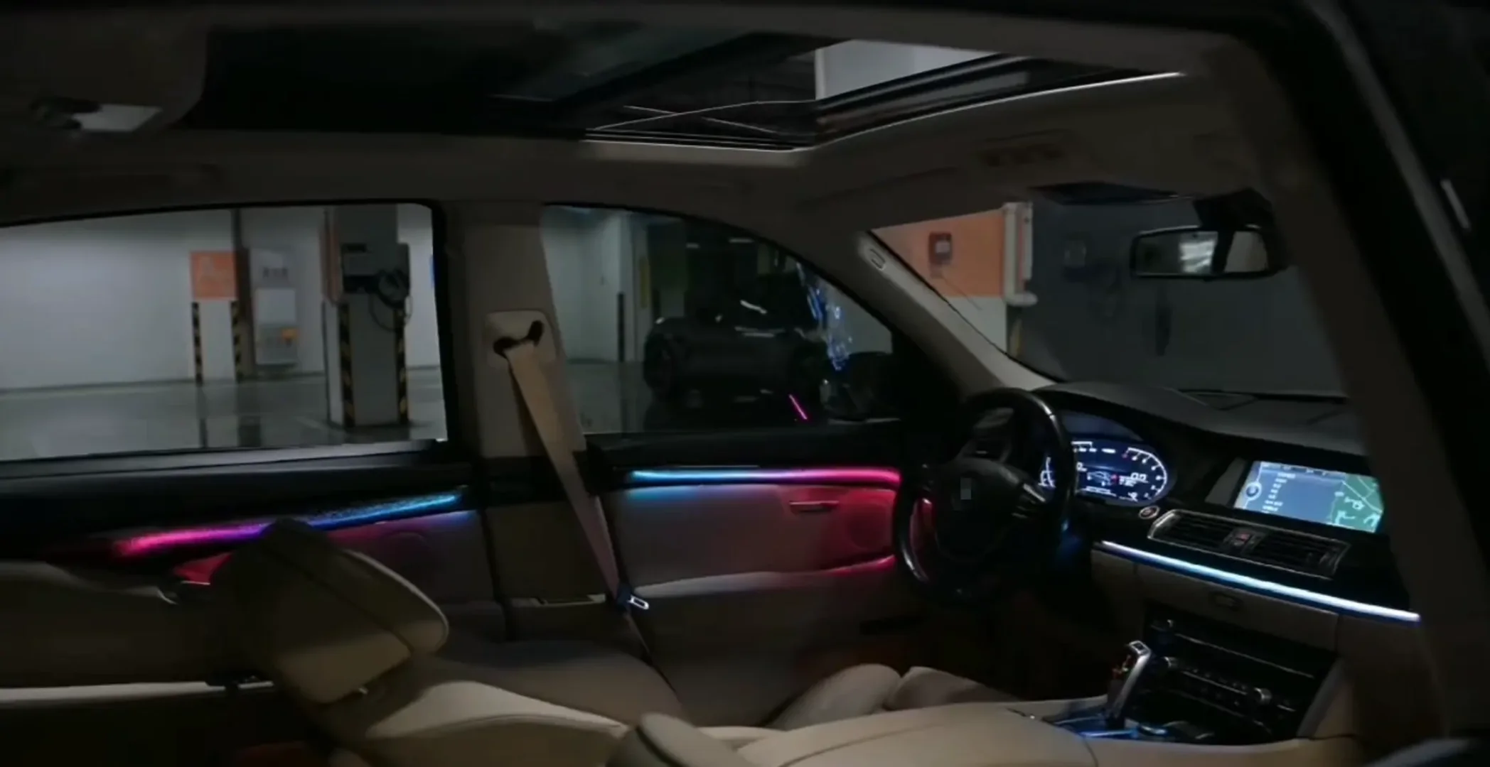 (PRENOTA) Ambient Light per BMW Serie Gran Turismo F07 (2009-2017), 256 Colori, APP - Image 4
