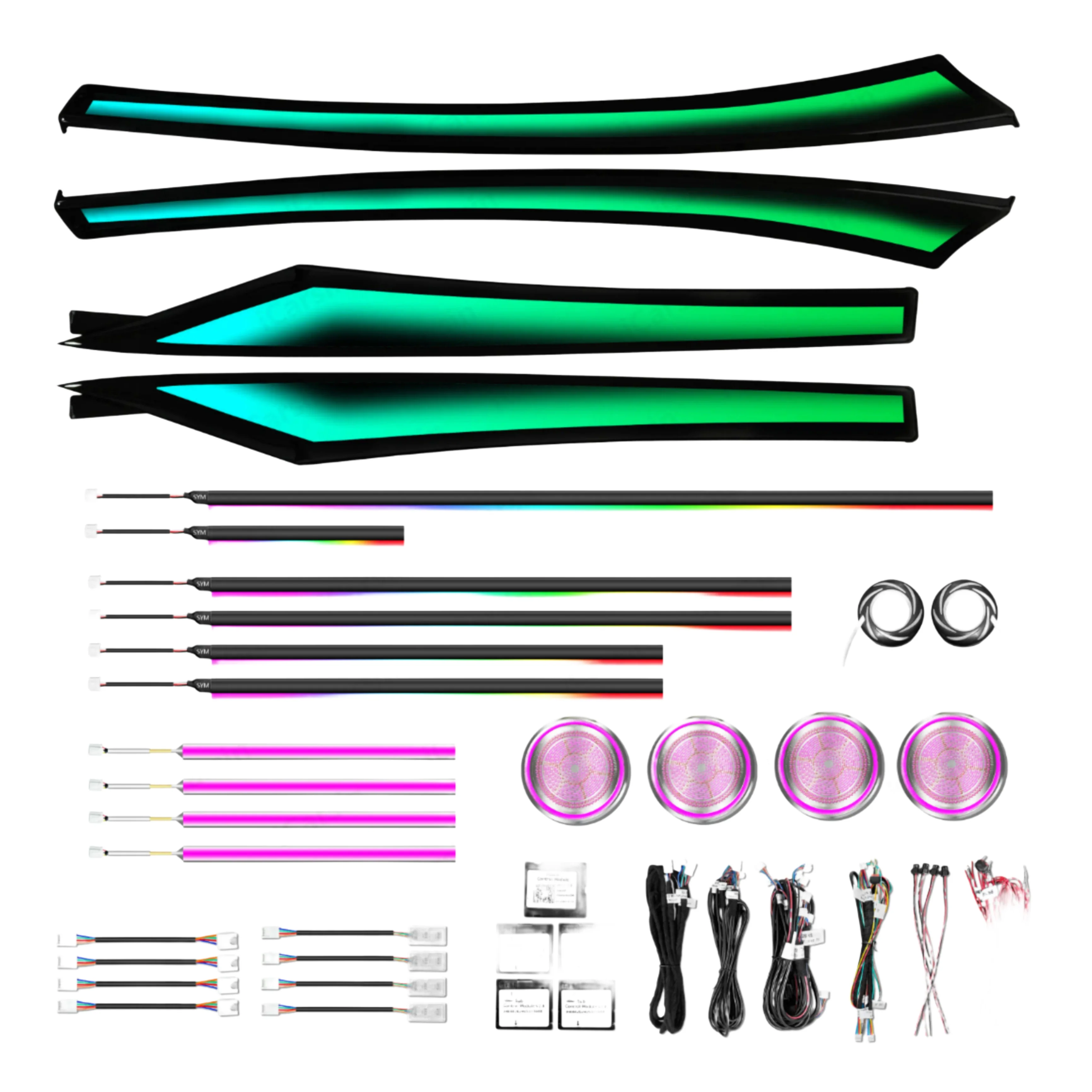 (PRENOTA) Ambient Light per BMW Serie Gran Turismo F07 (2009-2017), 256 Colori, APP - Image 5