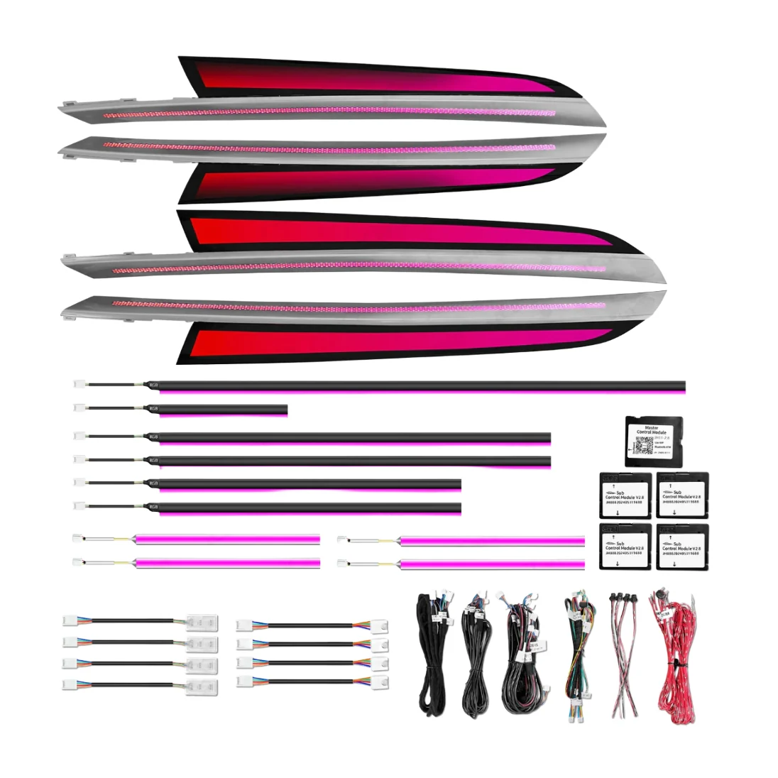 (PRENOTA) Ambient Light per BMW X5 E70 (2006-2013), 256 Colori, APP - Image 5
