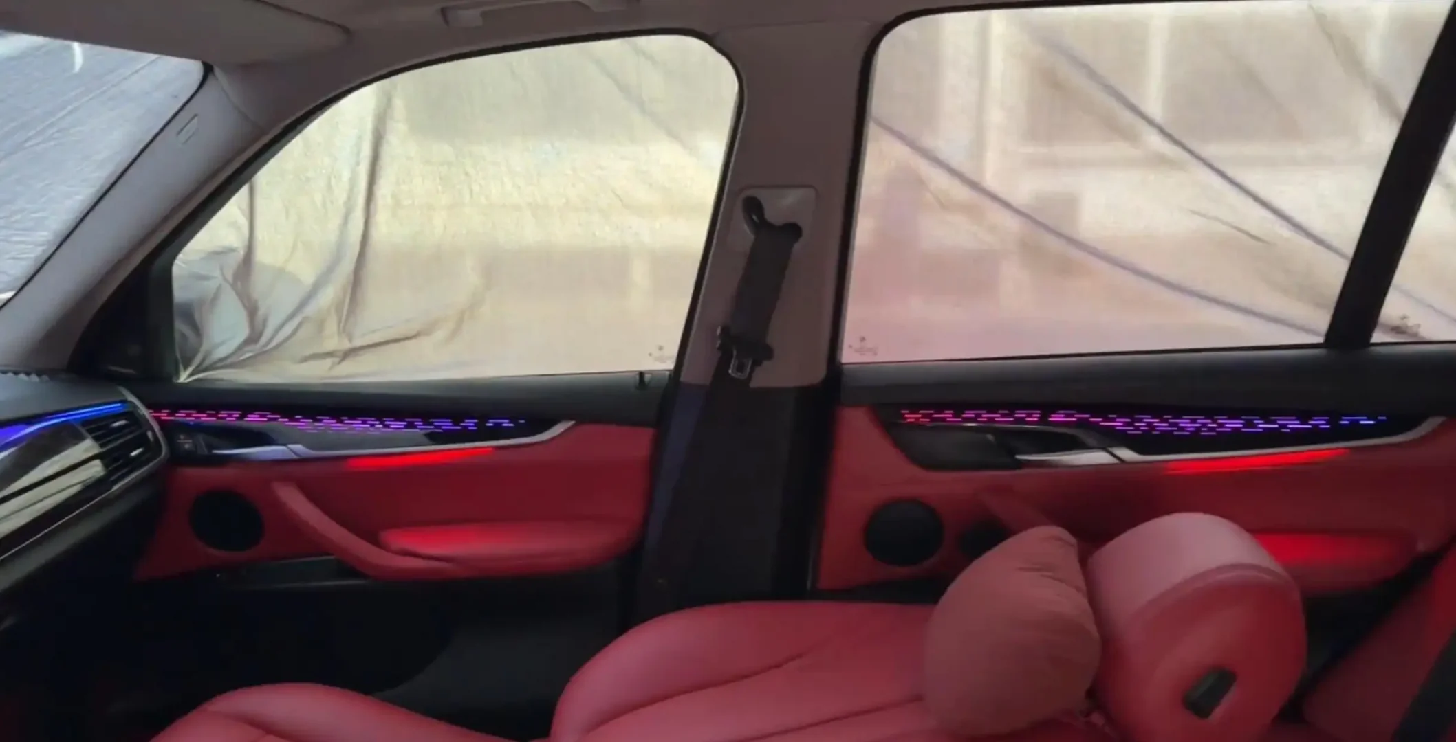 (PRENOTA) Ambient Light per BMW X5, X6 F15, F16, 256 Colori, APP - Image 3