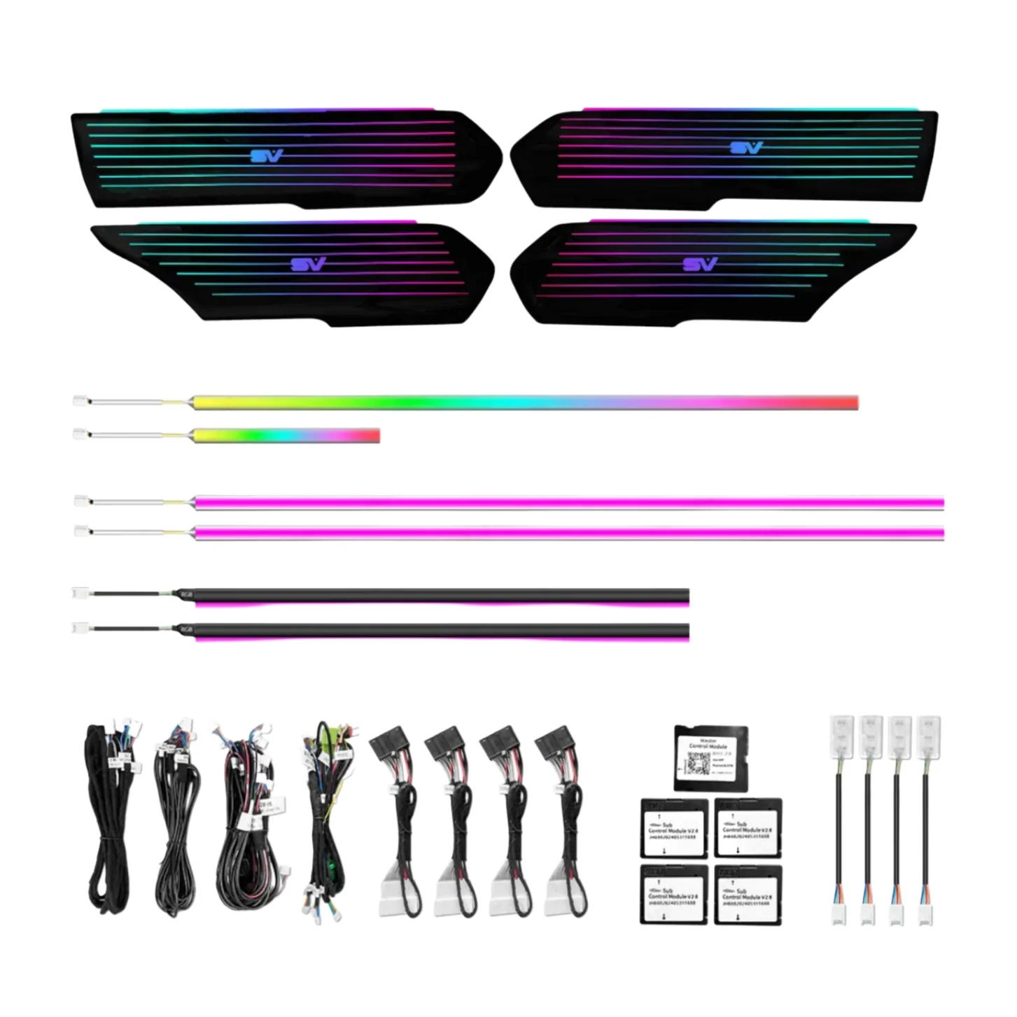 (PRENOTA) Ambient Light per Land Rover Range Rover Sport (2023-2025), 256 Colori, APP - Image 5