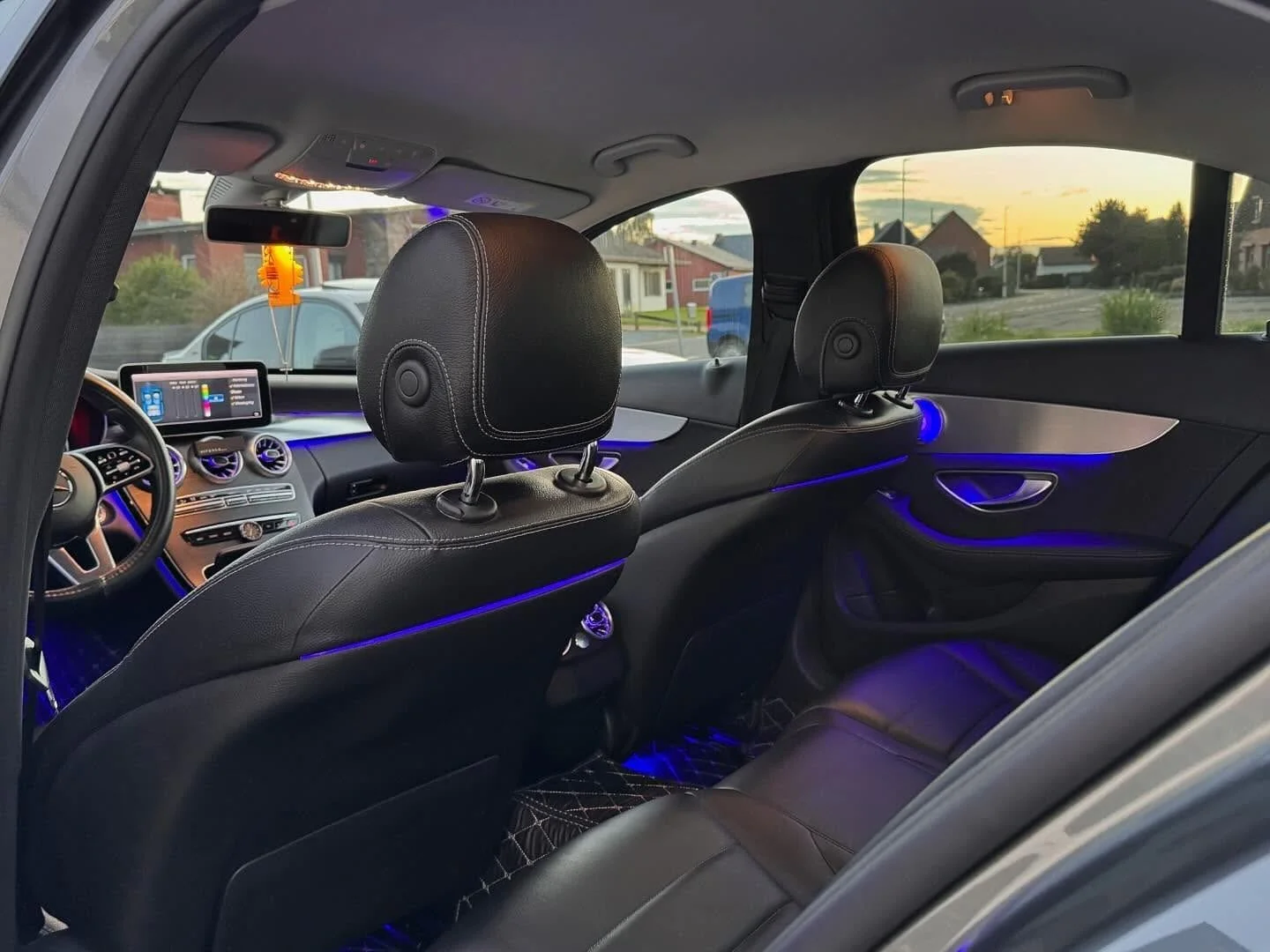 (PRENOTA) Ambient Light per Mercedes GLC X253, Classe C W205, 256 Colori, APP - Image 3
