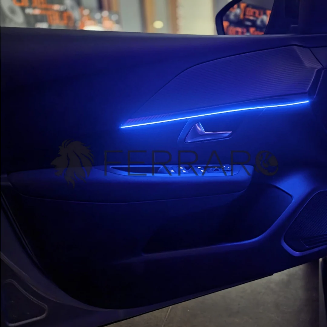 Ambient Light per Peugeot 208/2008 (2019>), Universale, Luci Ambiente con Comando da App, RGB Led Interior, Led Dinamico - Image 2