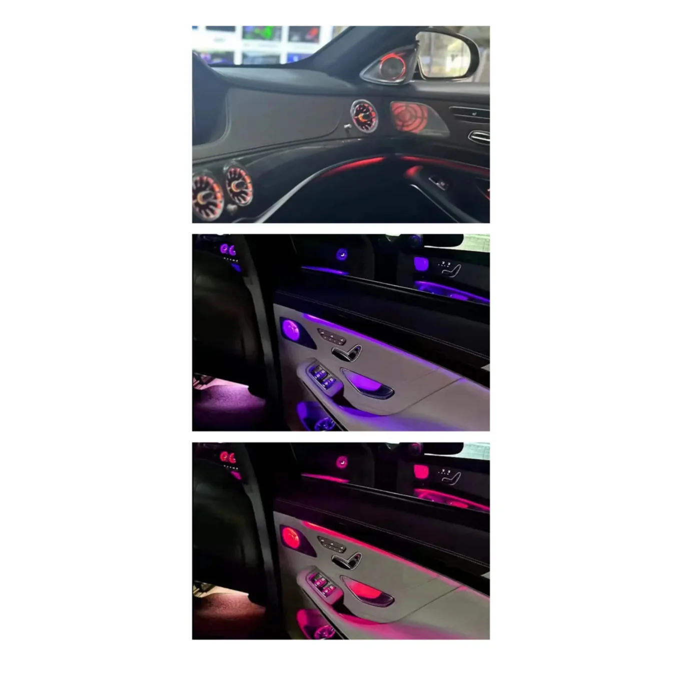(PRENOTA) Ambient Light Tweeter per Mercedes Benz Classe S W222, 256 Colori, APP - Image 6