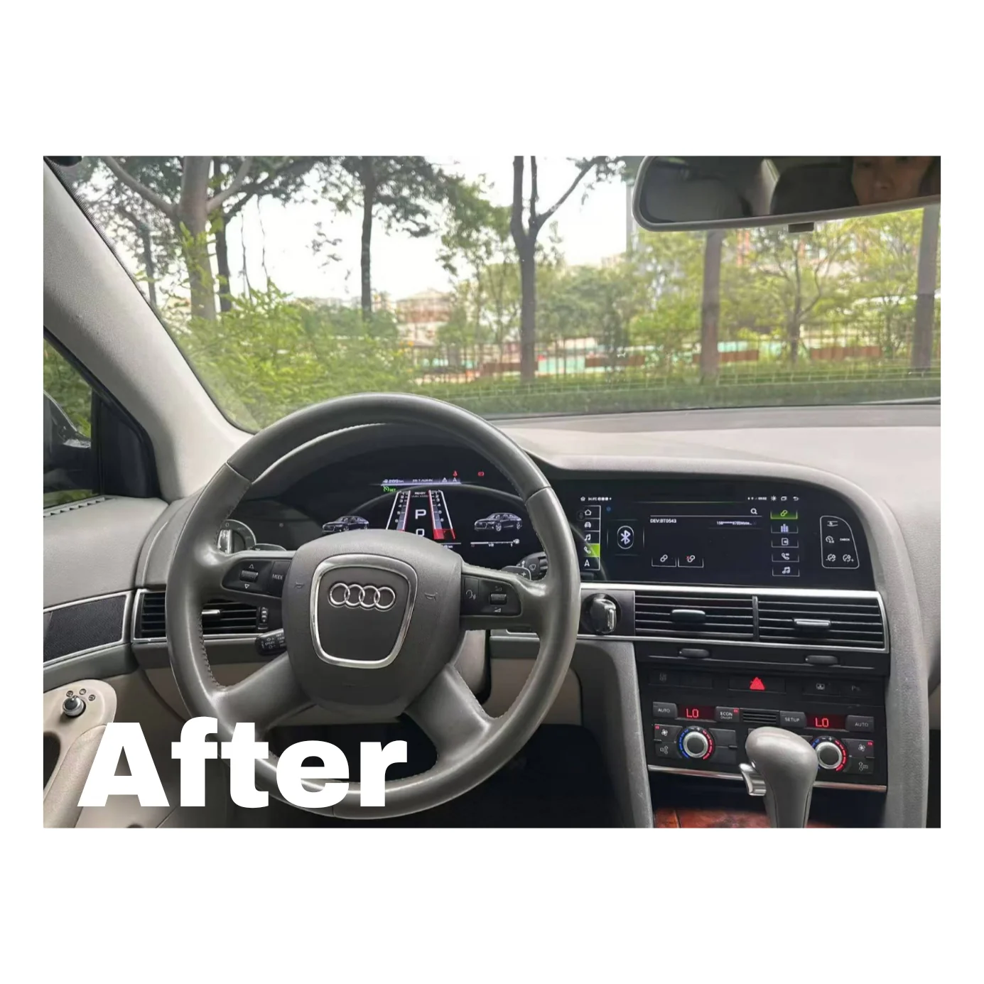 (PRENOTA)  Autoradio e Virtual Cockpit per Audi A6 C6 (2004-2011) 23.5" Android, Bluetooth, CarPlay, Android Auto, 6/128GB Ram - Image 2