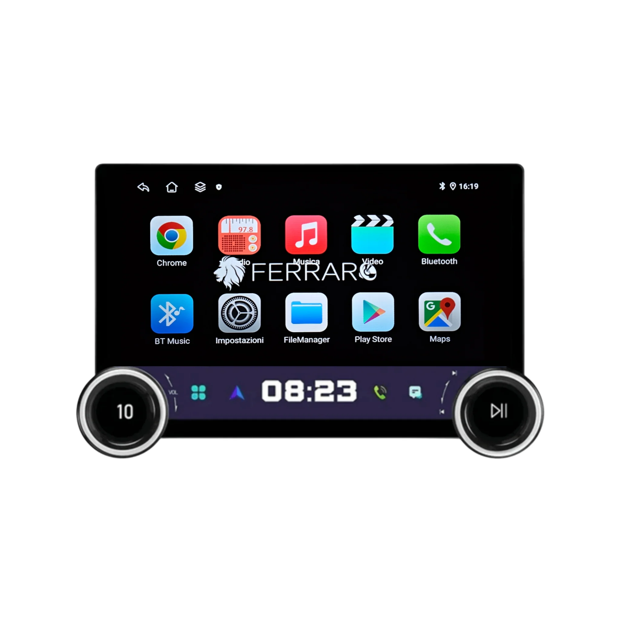 Autoradio per AlfaRomeo Mito 11.8" 2K | 2008-2018 | Android | Bluetooth | CarPlay | Android Auto | 4/64GB Ram