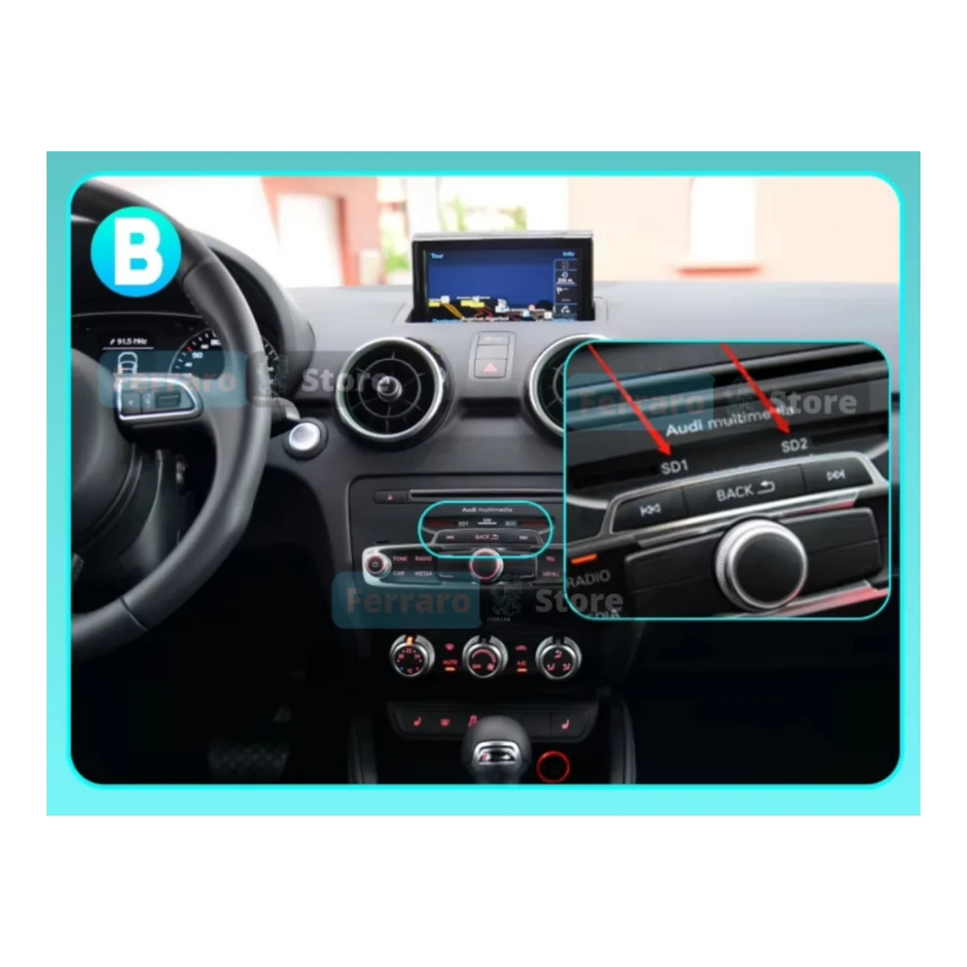Autoradio per Audi A1, S1, Q2, 10.25" (2012-2020) Android, Bluetooth, CarPlay, Android Auto, 4/64GB RAM - Image 4