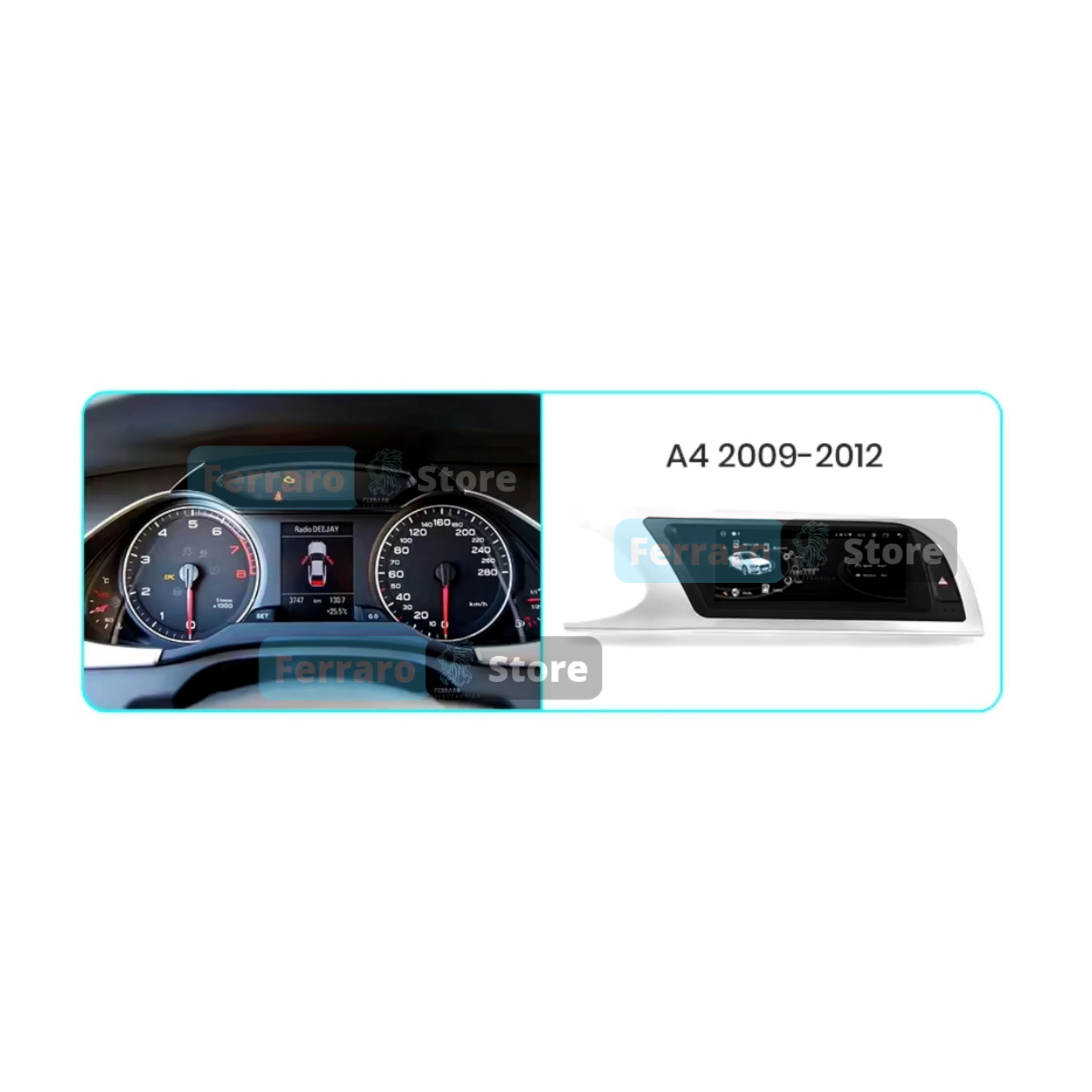 Autoradio per Audi A4 B8 10.1" | 2009-2016 | Android | Bluetooth | CarPlay | Android Auto | 2GB/4GB/8GB Ram - Image 3