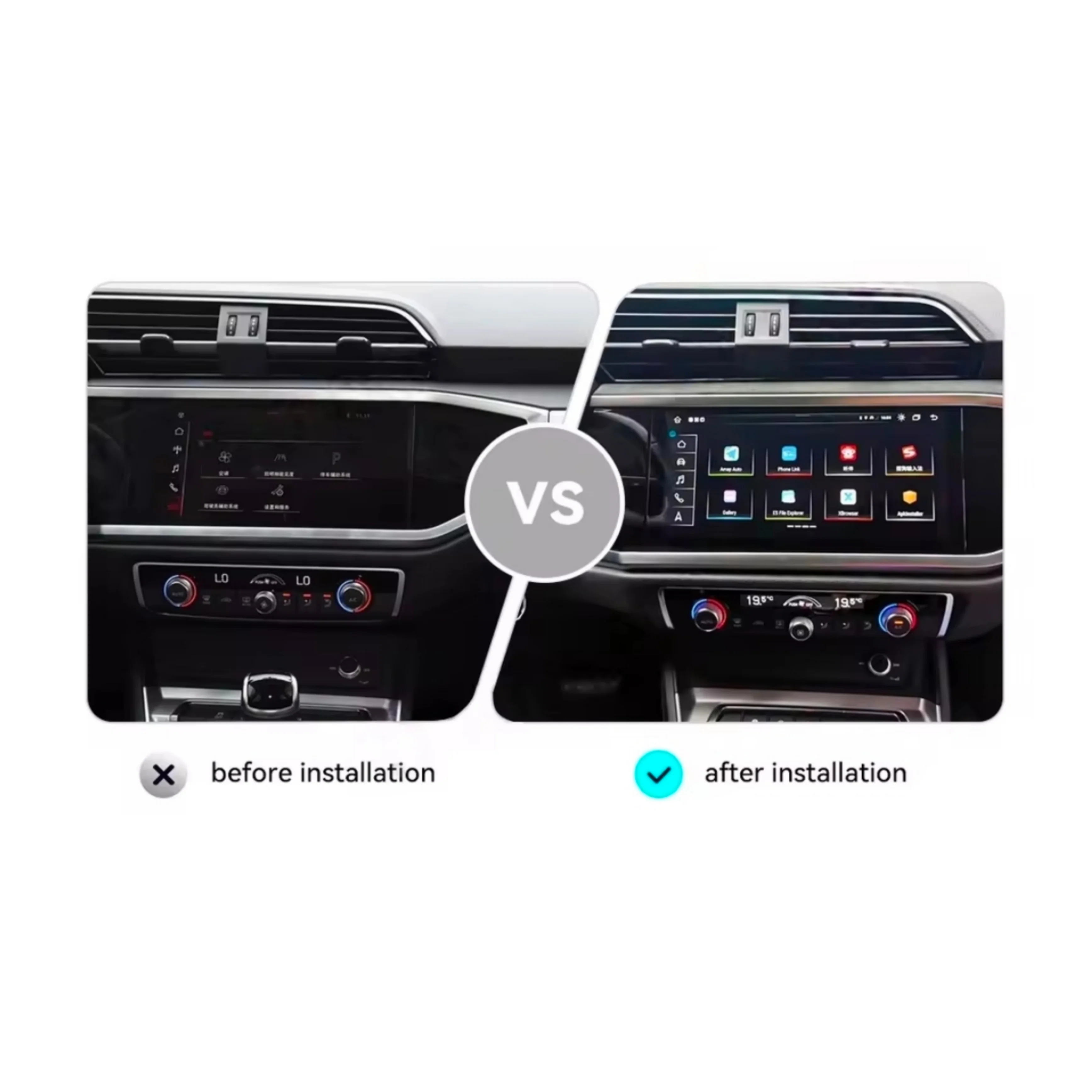 (PRENOTA)  Autoradio per Audi Q3 10.1" (2018-2025) Android, Bluetooth, CarPlay, Android Auto, 4/8GB Ram - Image 4