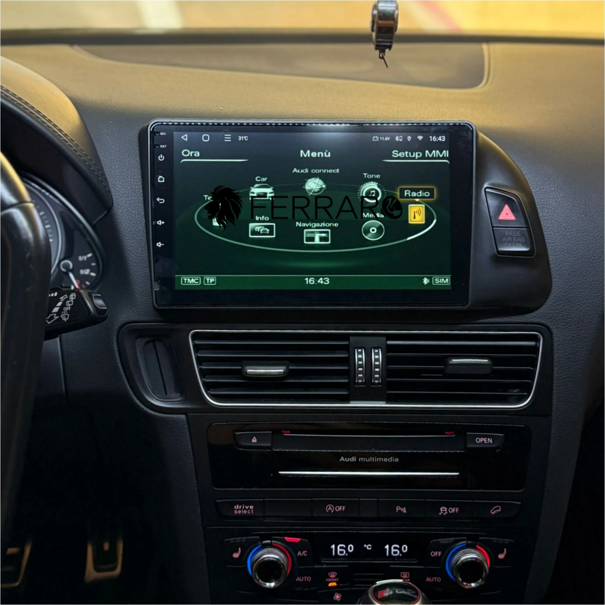 Autoradio per Audi Q5 9" (2009-2018) Android, Bluetooth, CarPlay, Android Auto, 2GB/4GB/6GB/8GB Ram - Image 5