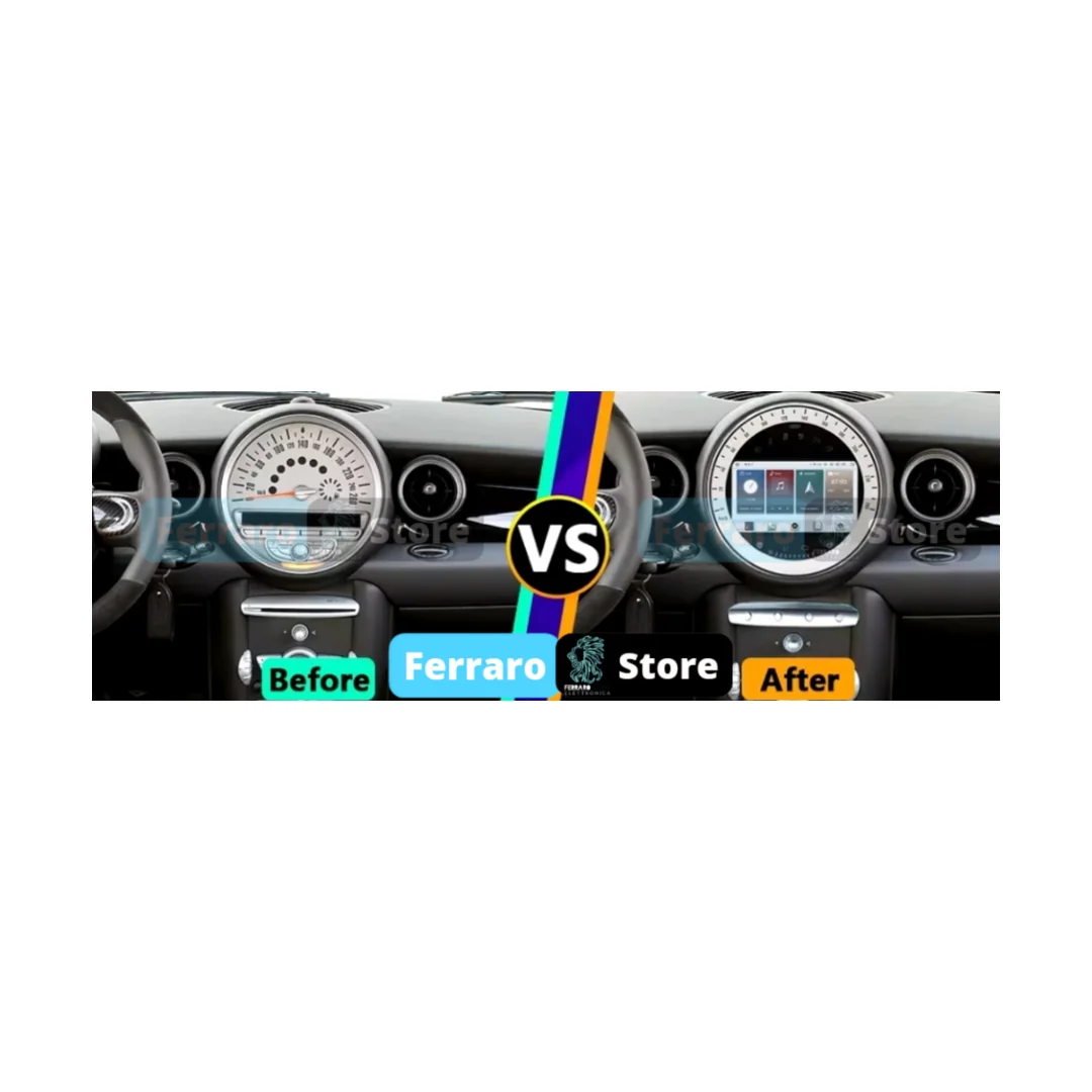 (PRENOTA) Autoradio per Mini Cooper R55/R56/R57 7" (2007-2014) Android, Bluetooth, CarPlay, Android Auto, 4GB/8GB Ram - Image 3
