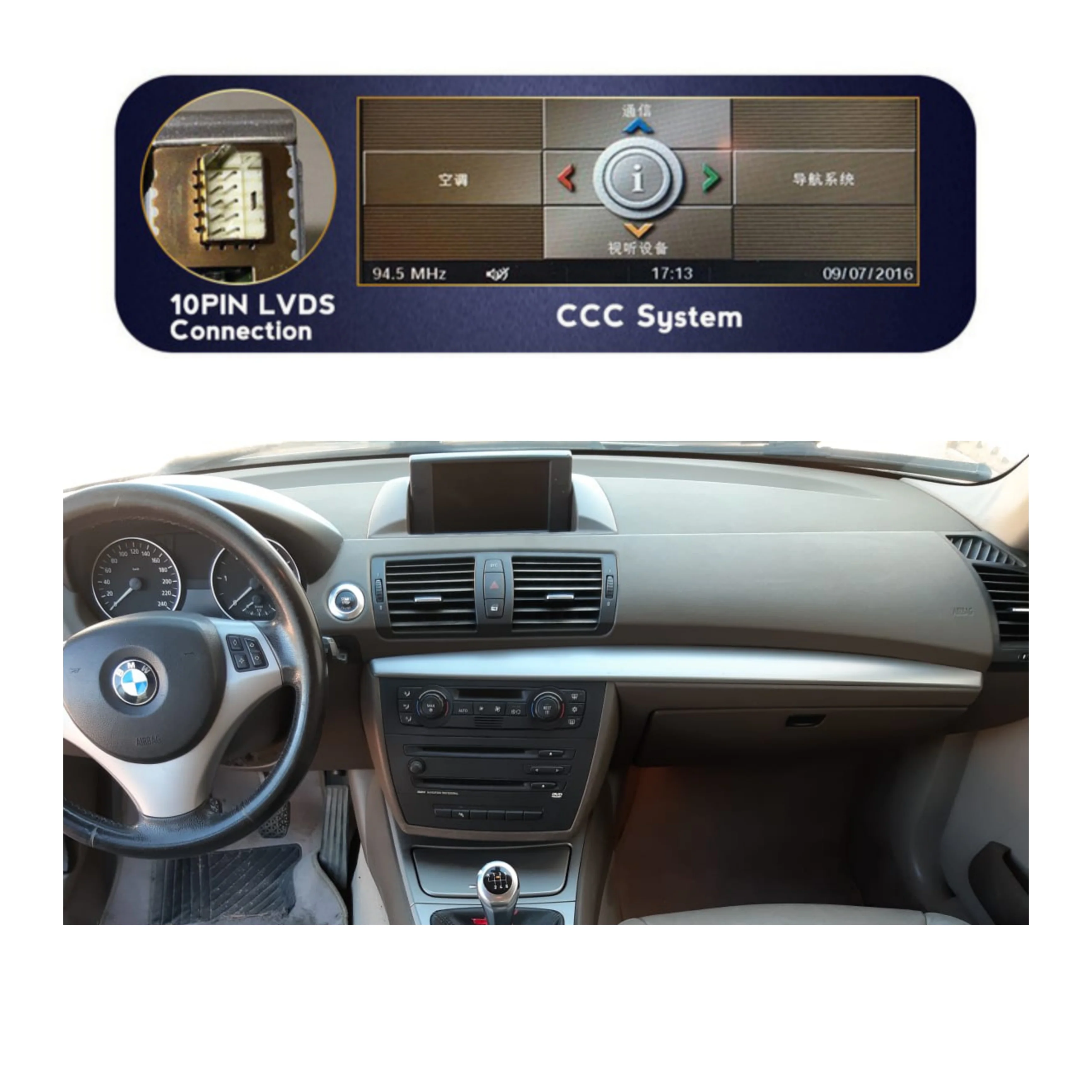 (PRENOTA) Autoradio per BMW Serie 1 E81-E82-E87-E88 CCC 10.25" (2006-2012) Android, Bluetooth, CarPlay, Android Auto, 4/64GB Ram - Image 5