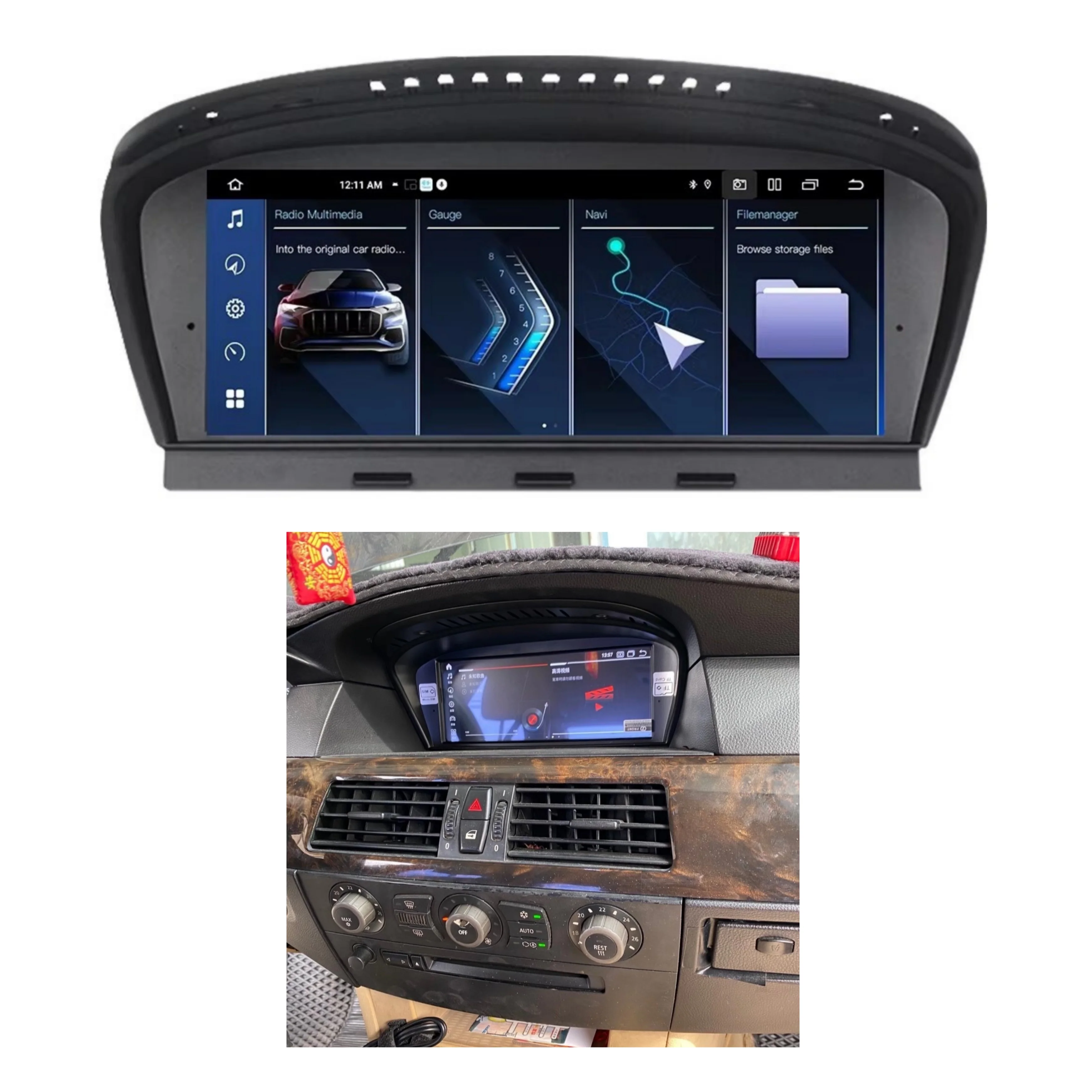 (PRENOTA) Autoradio per BMW Serie 6 E63, E64 8.8" (2003-2011) Android, Bluetooth, CarPlay, Android Auto, 4/64GB Ram - Image 4