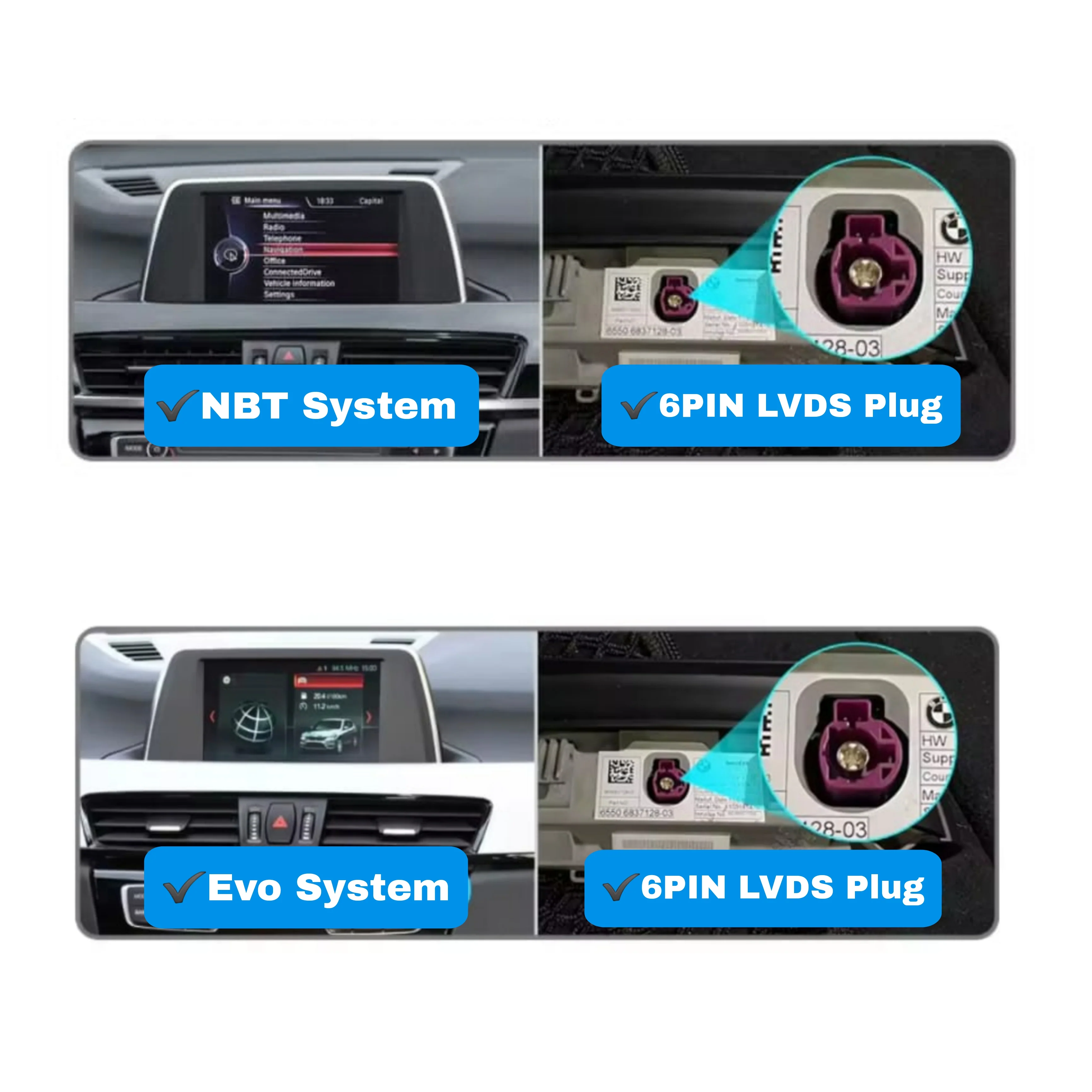 (PRENOTA)  Autoradio per BMW X1 F48 12.3" (2016-2017) Android, Bluetooth, CarPlay, Android Auto, 4GB/8GB Ram - Image 3