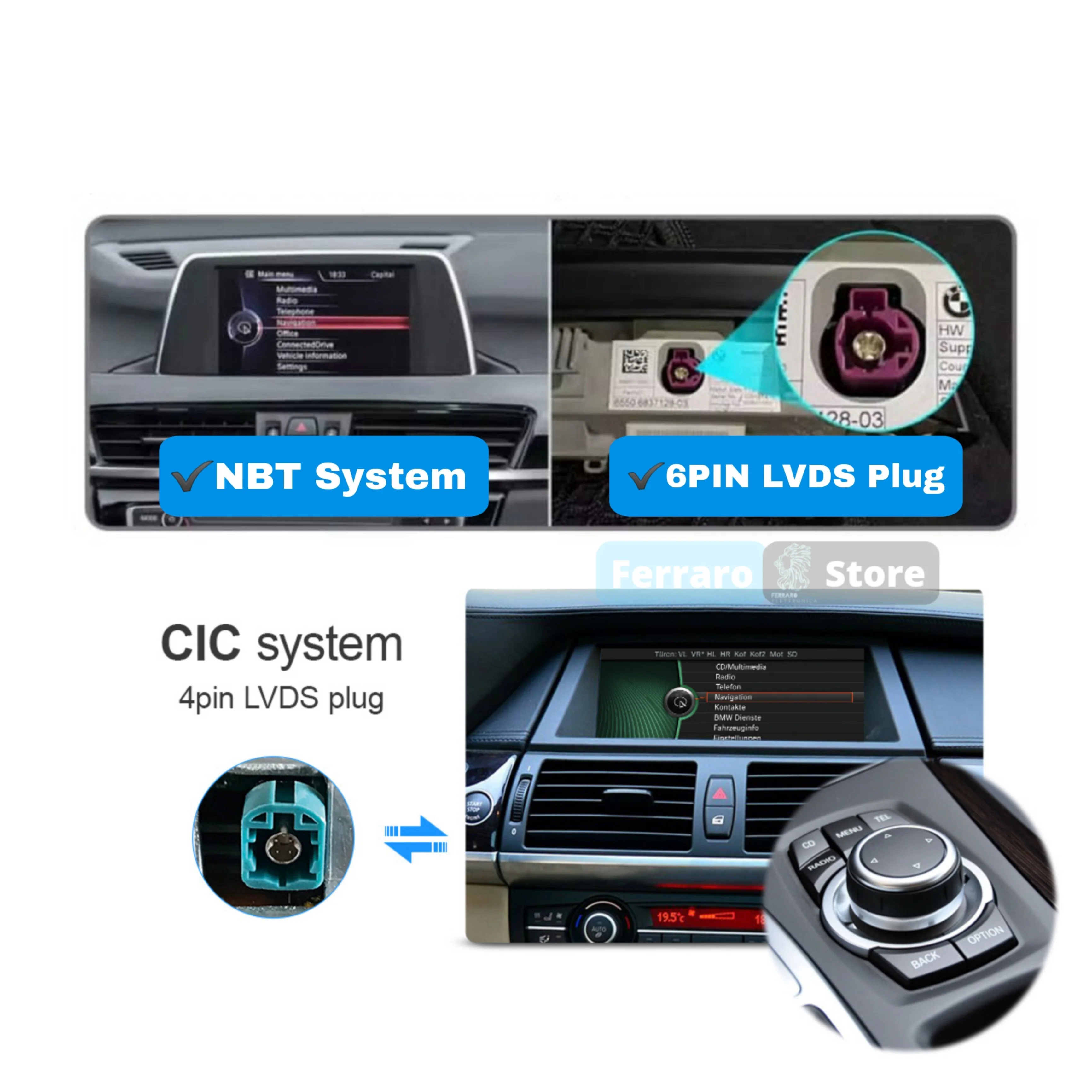 Autoradio per BMW X3 F25 | X4 F26 12.3" | 2010-2017 | Android | Bluetooth | CarPlay | Android Auto | 4GB/8GB Ram - Image 3