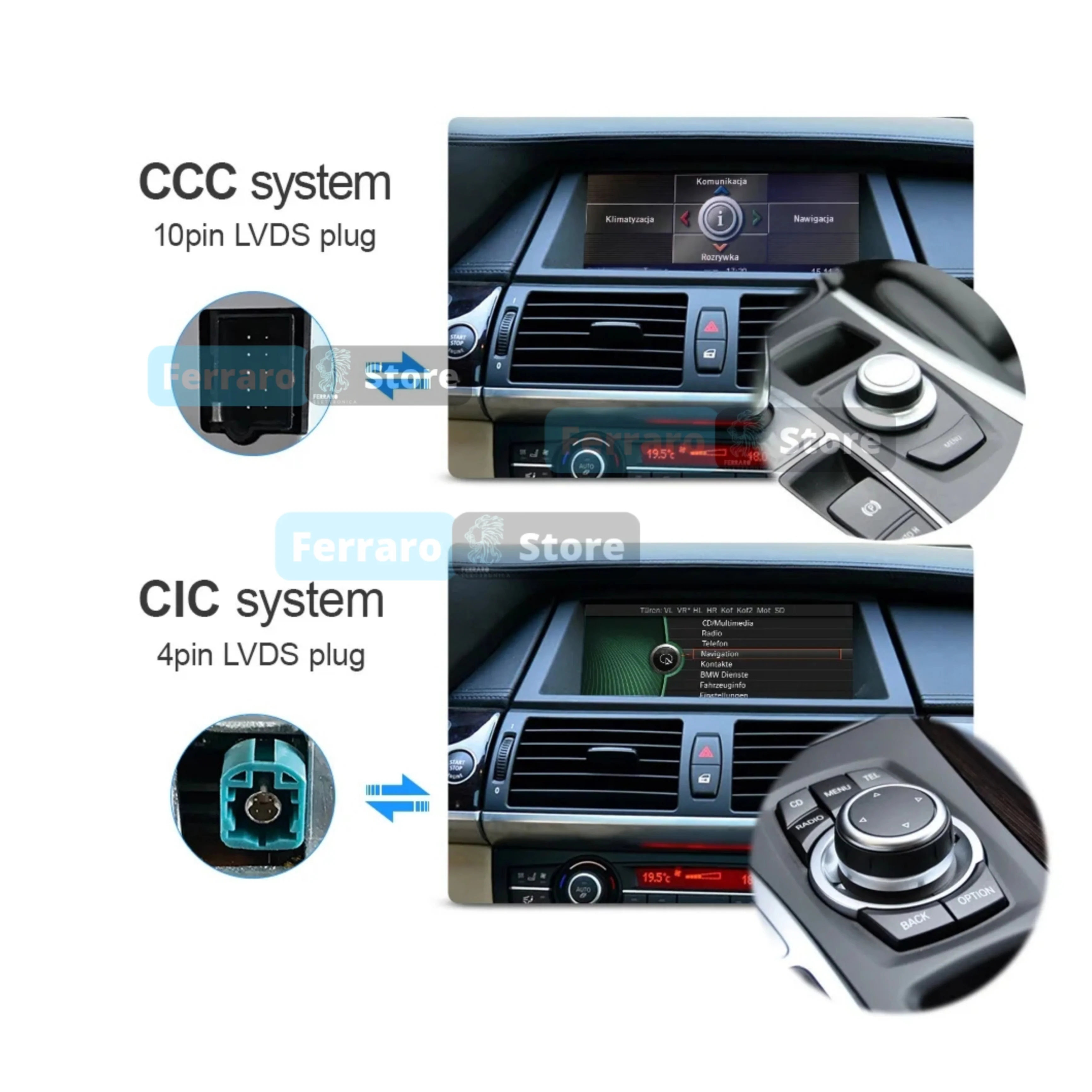 (PRENOTA) Autoradio per BMW X5, X6 12.3" (2006-2013) Android, Bluetooth, CarPlay, Android Auto, 4GB/8GB Ram - Image 3