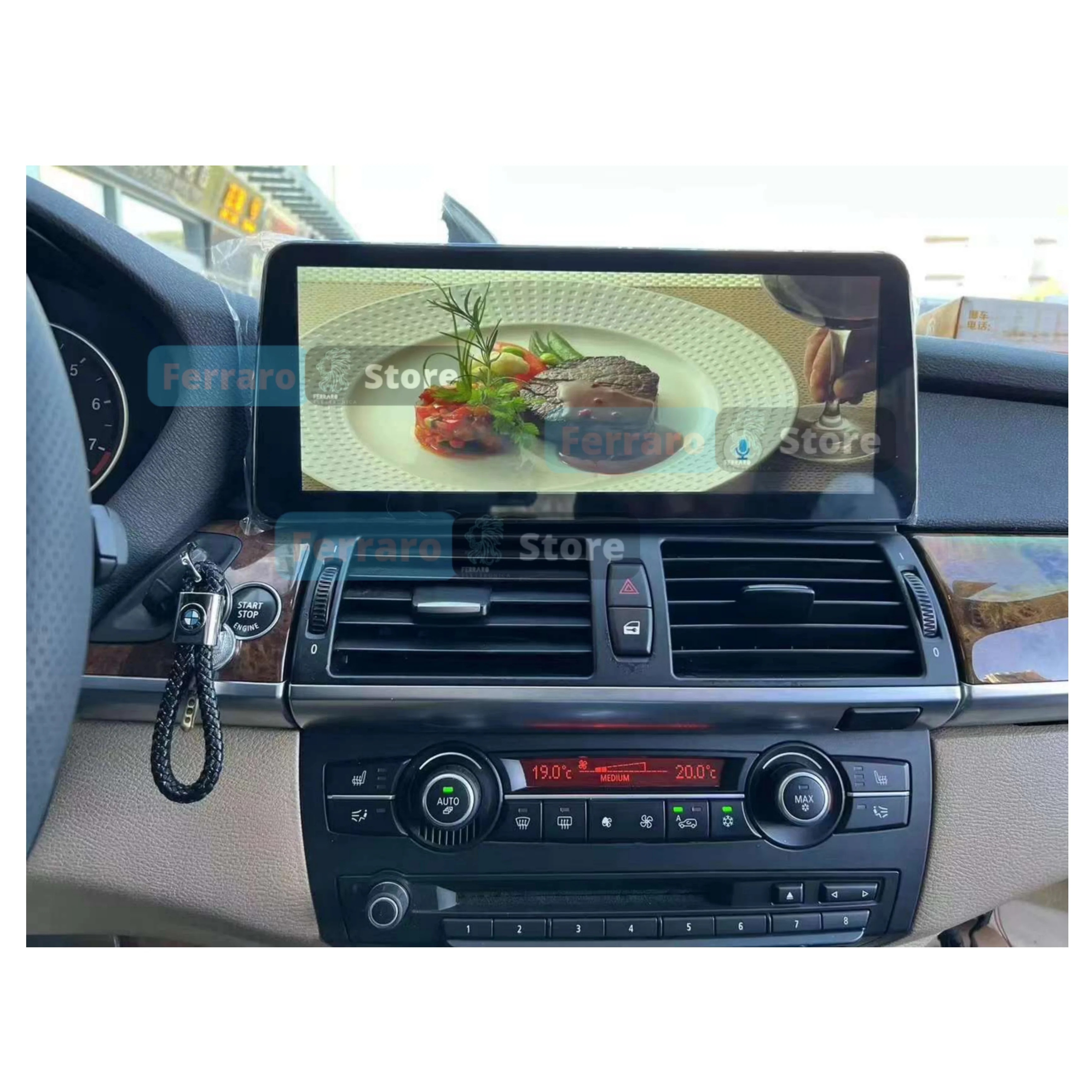 (PRENOTA) Autoradio per BMW X5, X6 12.3" (2006-2013) Android, Bluetooth, CarPlay, Android Auto, 4GB/8GB Ram - Image 4