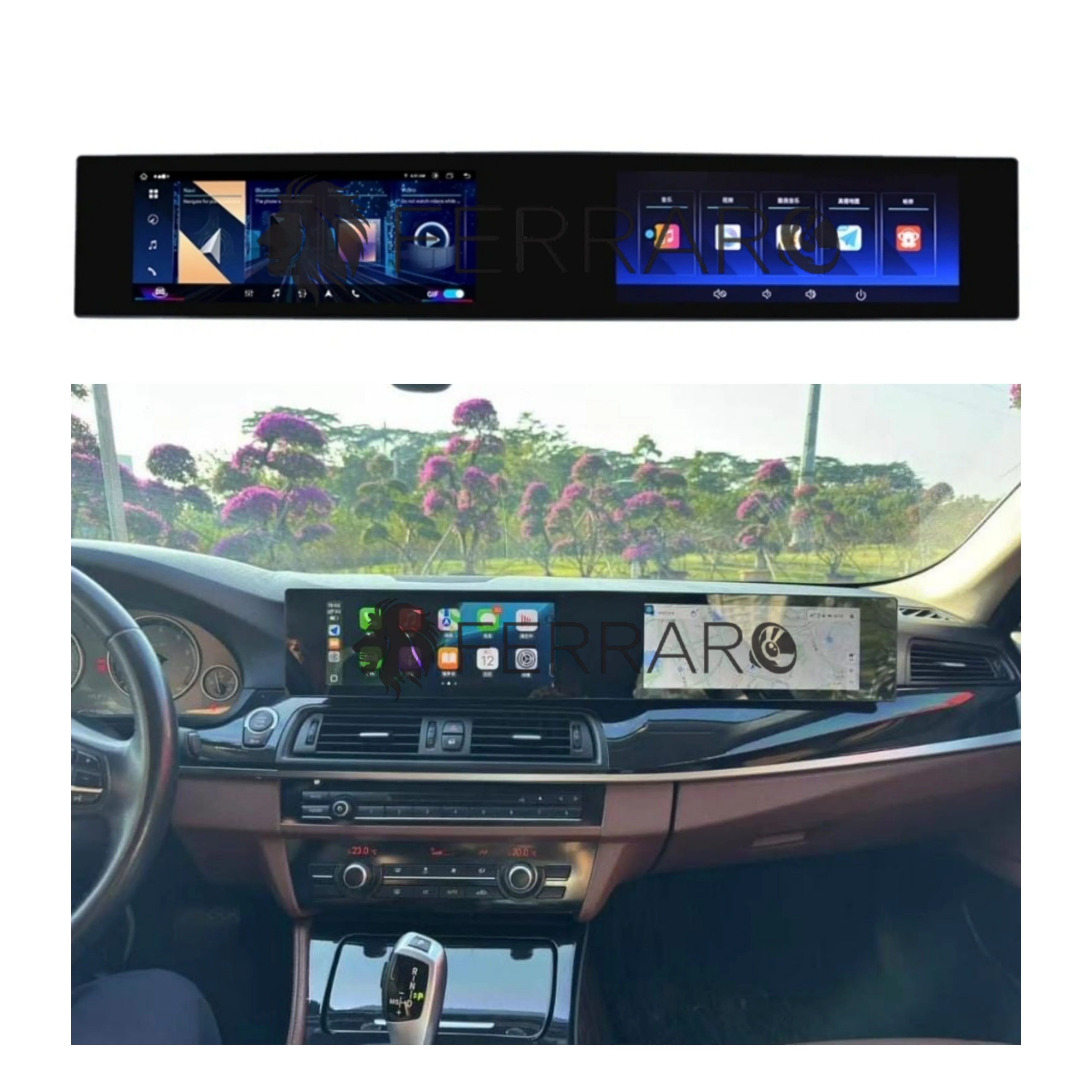 (PRENOTA) Autoradio per BMW X5, X6, F15-F16, 12.3" + 12.3" (2015-2022) Android, Bluetooth, CarPlay, Android Auto, 8/128GB Ram - Image 5