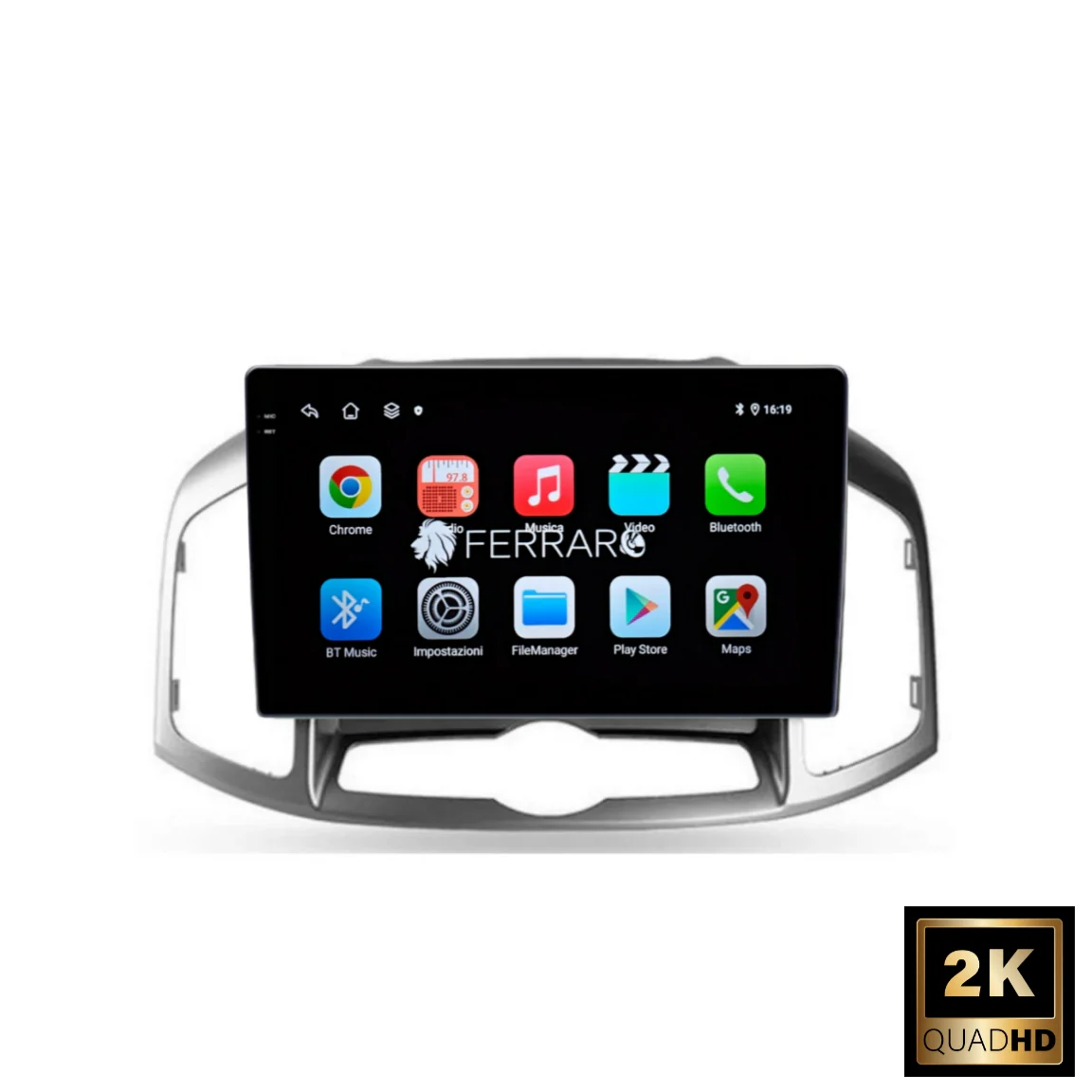 Autoradio per Chrevolet Captiva 10.1" 2K | 2011-2016 | Android | Bluetooth | CarPlay | Android Auto | 4/64GB Ram