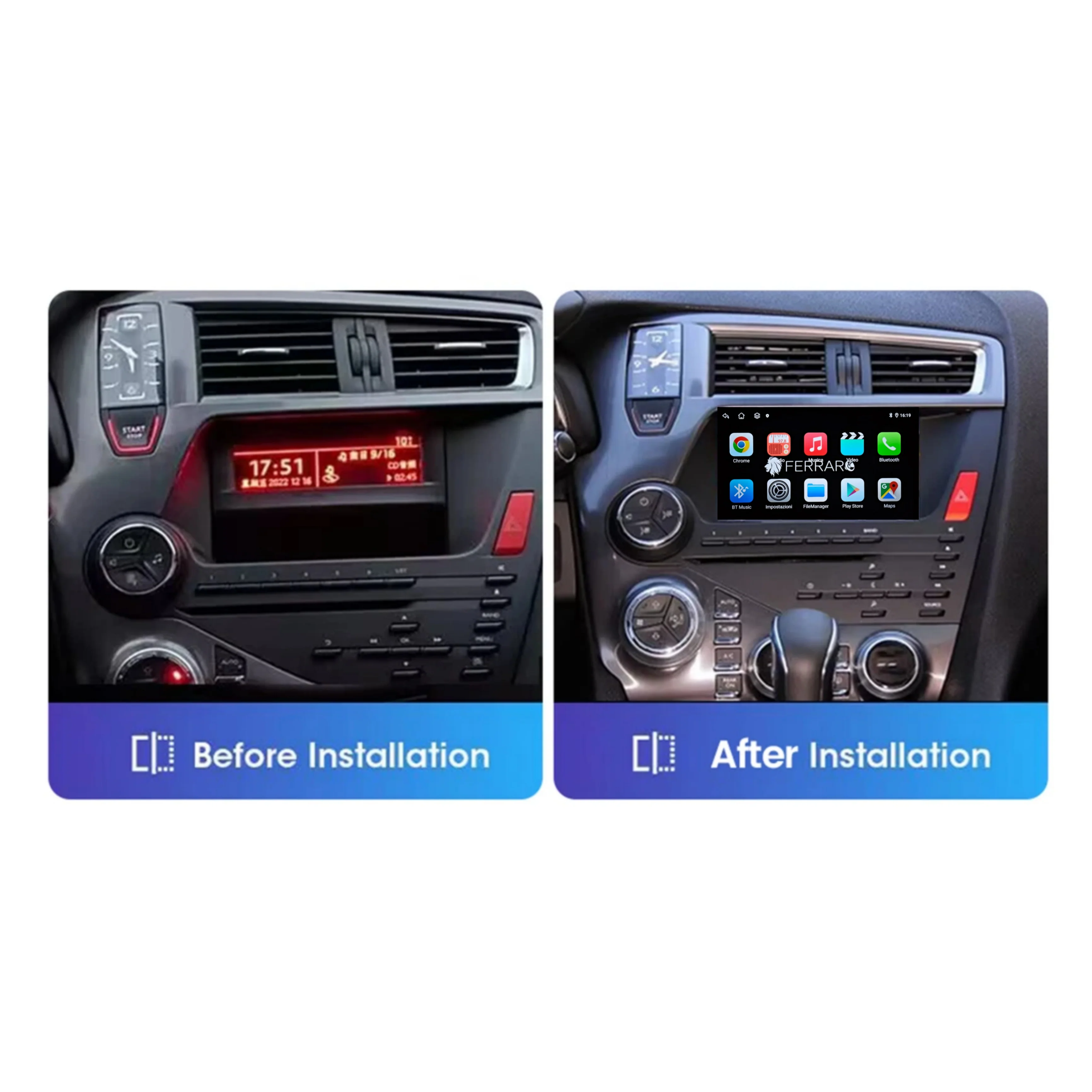 (PRENOTA) Autoradio per Citroen DS5 7" (2011-2018) Android, Bluetooth, CarPlay, Android Auto, 2GB/4GB Ram - Image 2