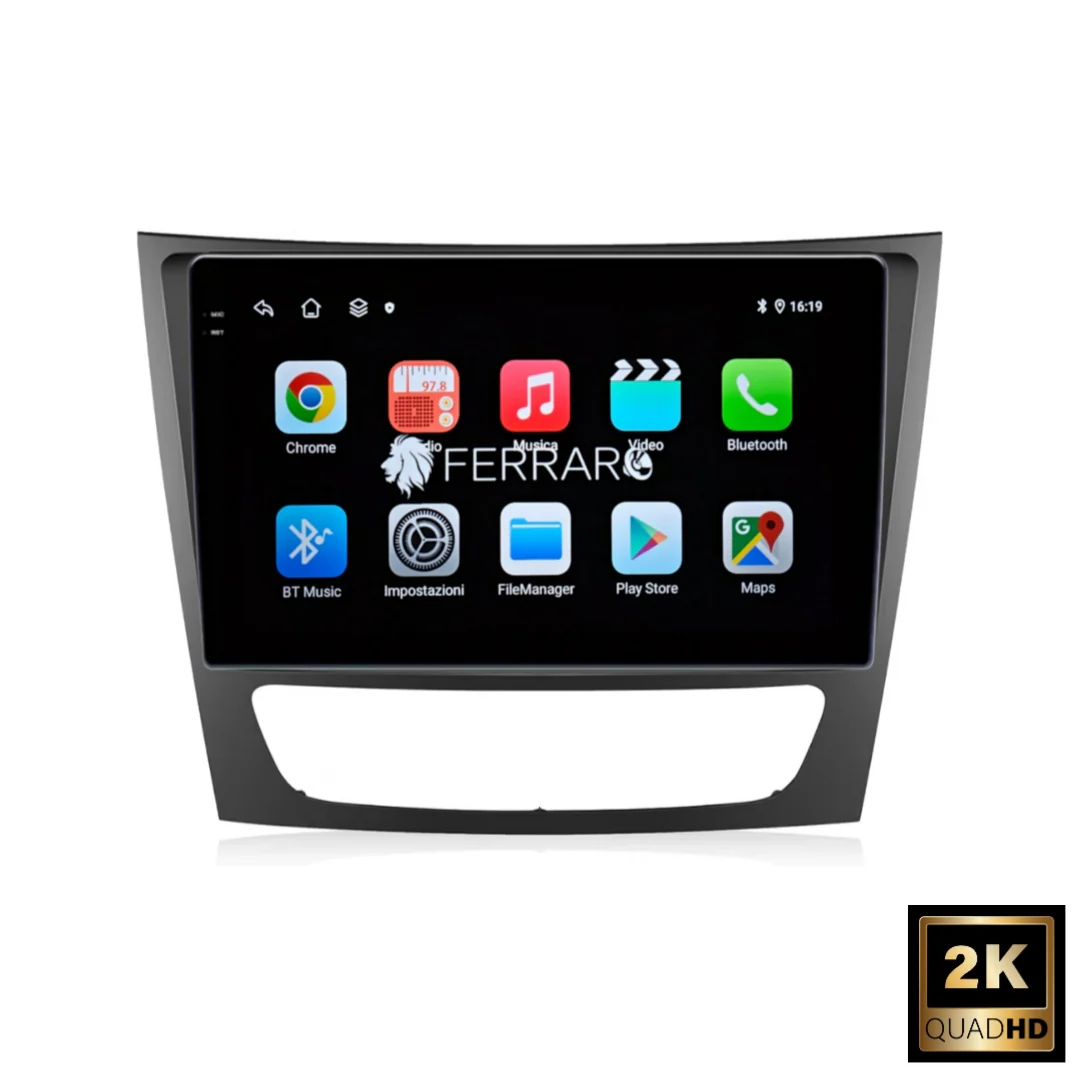 (PRENOTA) Autoradio per Mercedes CLS, C219 (2004-2010) 9" 2K, Android, Bluetooth, CarPlay, Android Auto, 12/256GB Ram