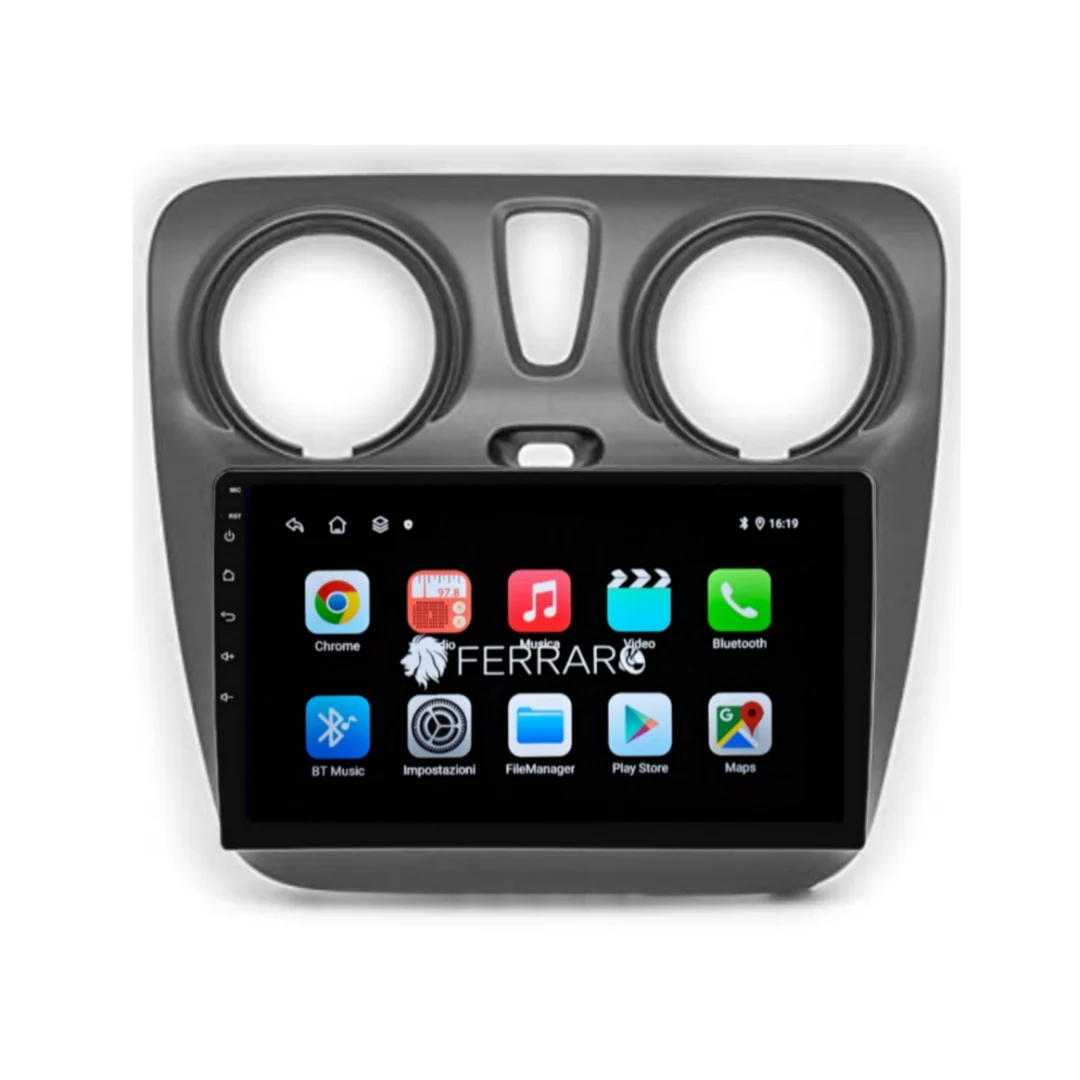 Autoradio per Logan, Sandero, Stepway Symbol 9", Android, Bluetooth, CarPlay, Android Auto, 2GB/4GB/6GB/8GB Ram - Image 2