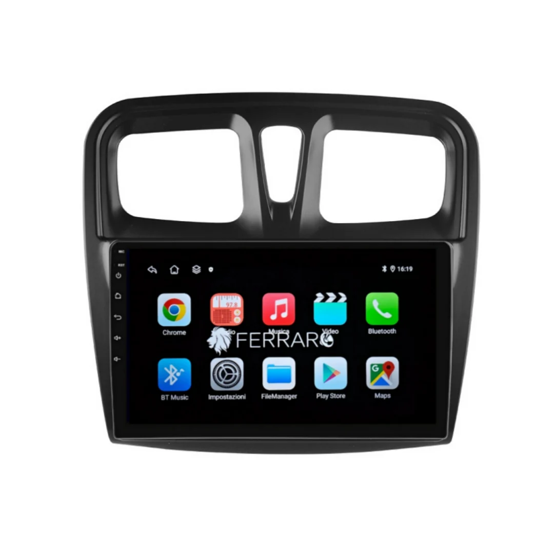 Autoradio per Logan, Sandero, Stepway Symbol 9", Android, Bluetooth, CarPlay, Android Auto, 2GB/4GB/6GB/8GB Ram - Image 3