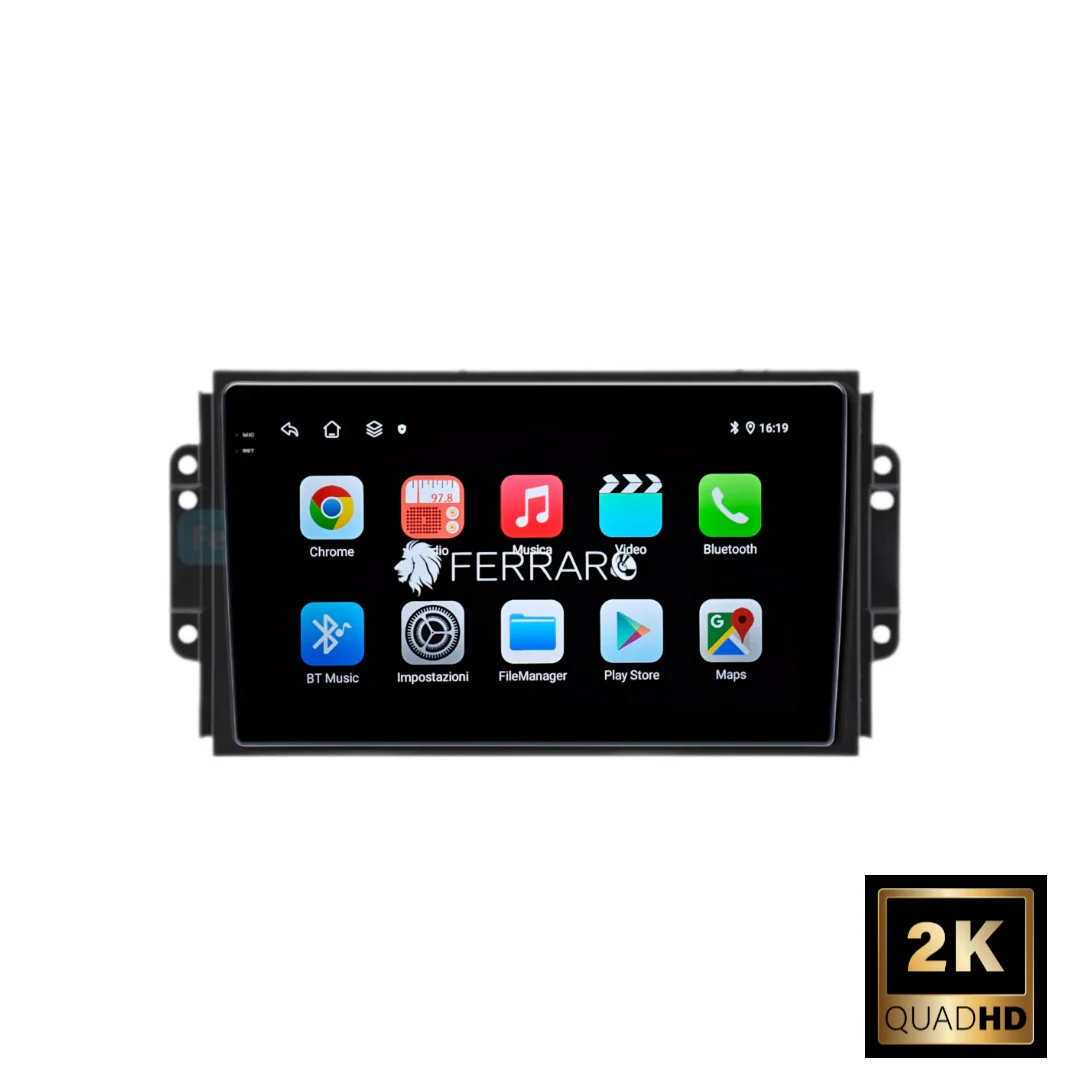 Autoradio per DR3 9" 2K | 2018-2022 | Android | Bluetooth | CarPlay | Android Auto | 12/256GB Ram