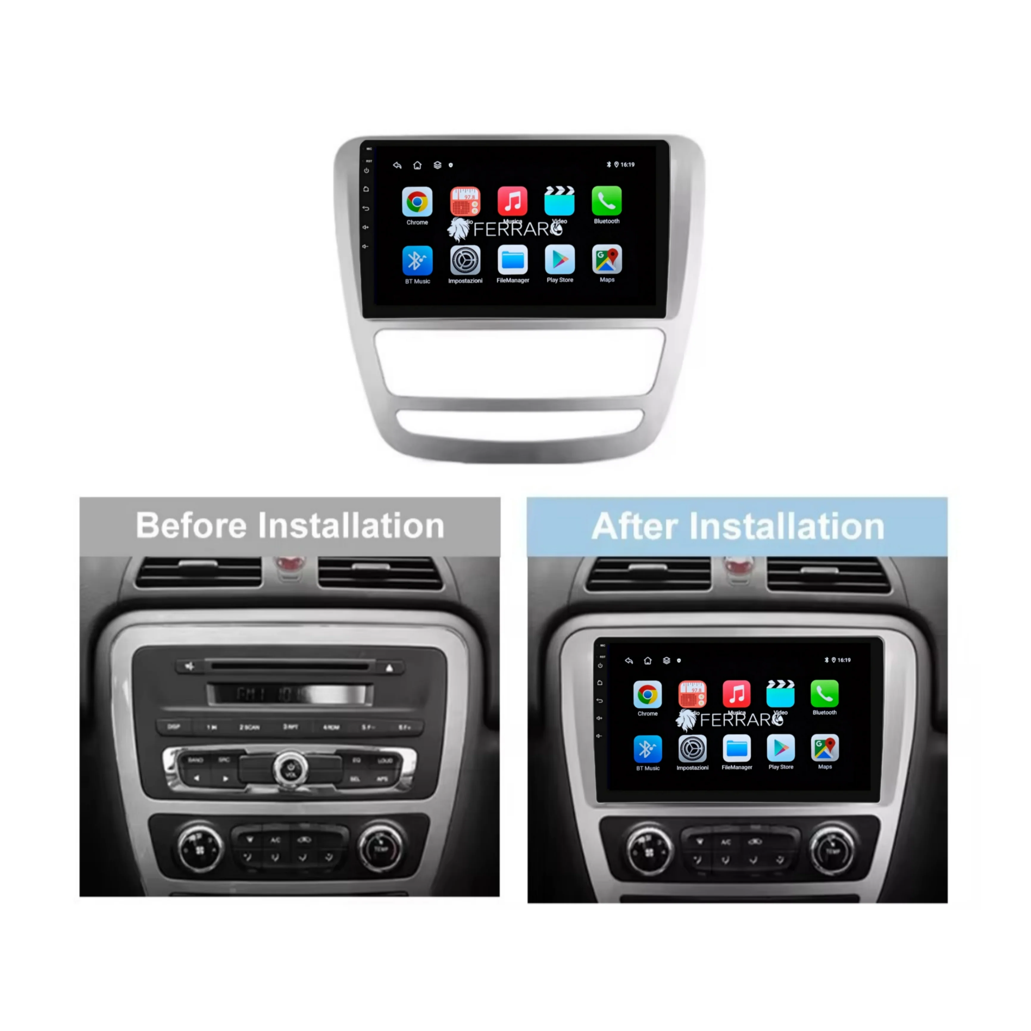 Autoradio per Evo Cross 4 9" (2022-2026) Android, Bluetooth, CarPlay, Android Auto, 2GB/4GB/6GB/8GB Ram - Image 3