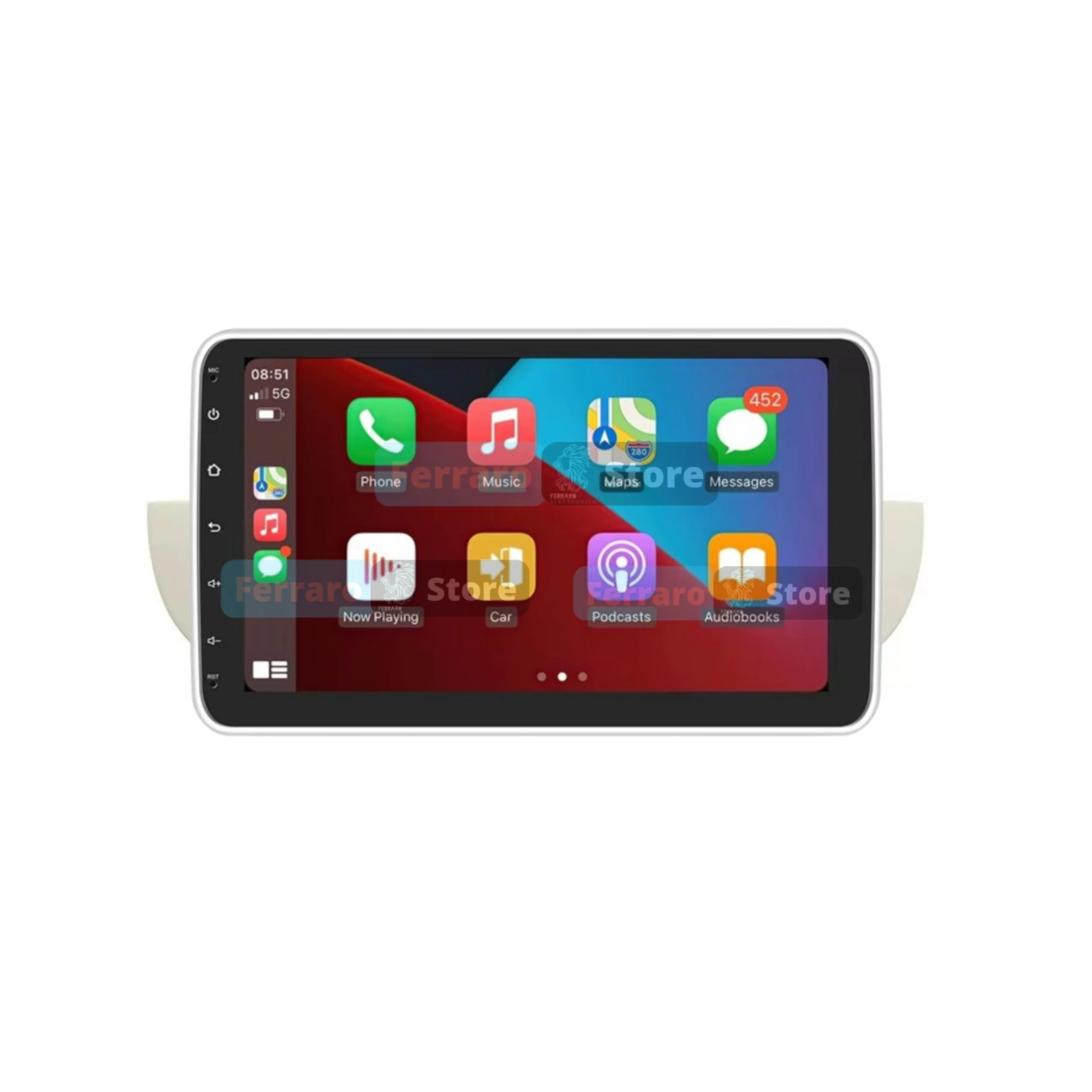 Autoradio per Fiat 500s 10" (2007-2014) Android, Bluetooth, CarPlay, Android Auto, 2GB/6GB/8GB Ram - Image 4