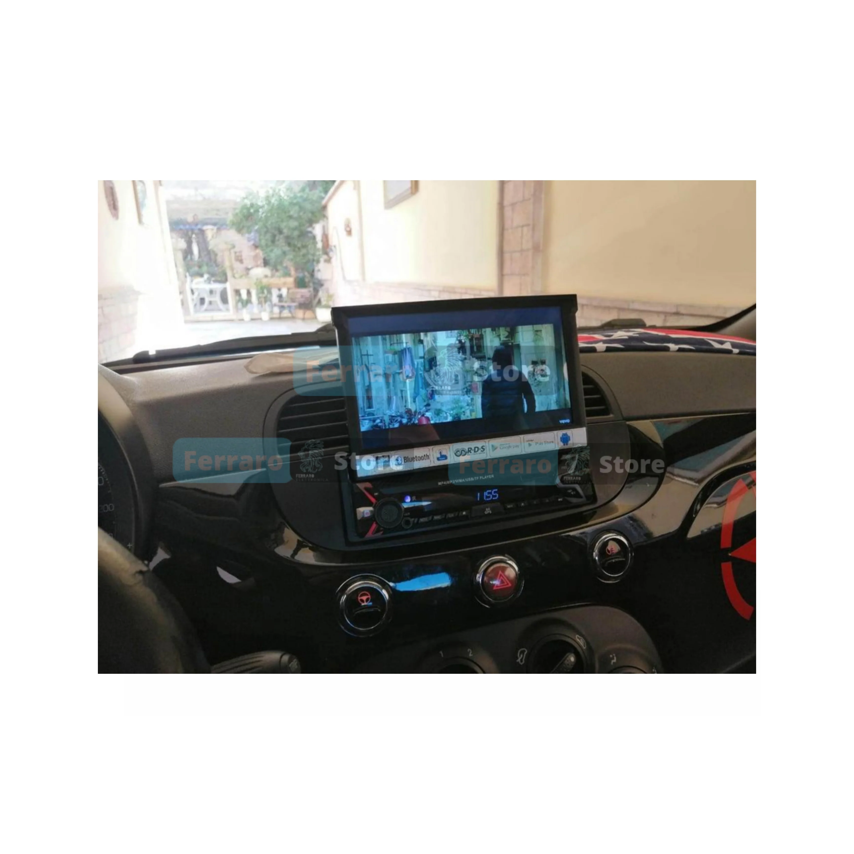 Autoradio per Fiat 500s 7" | 2007-2014 | Android | Bluetooth | Motorizzato | CarPlay | Android Auto | 2/32GB Ram - Image 4