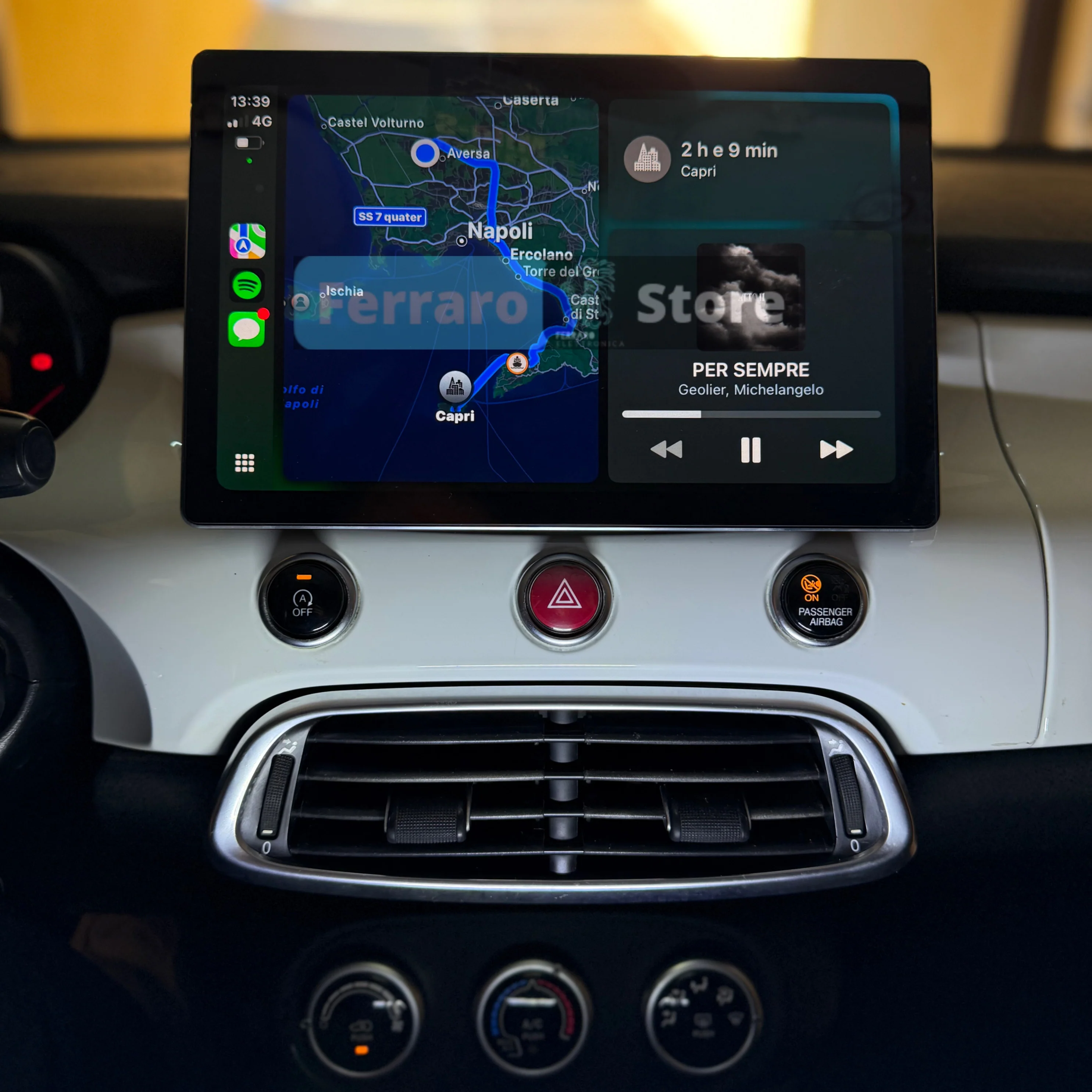 Autoradio per Fiat 500x 11.5" | 2014-2022 | Android | Bluetooth | CarPlay | Android Auto | 4/64GB Ram - Image 3
