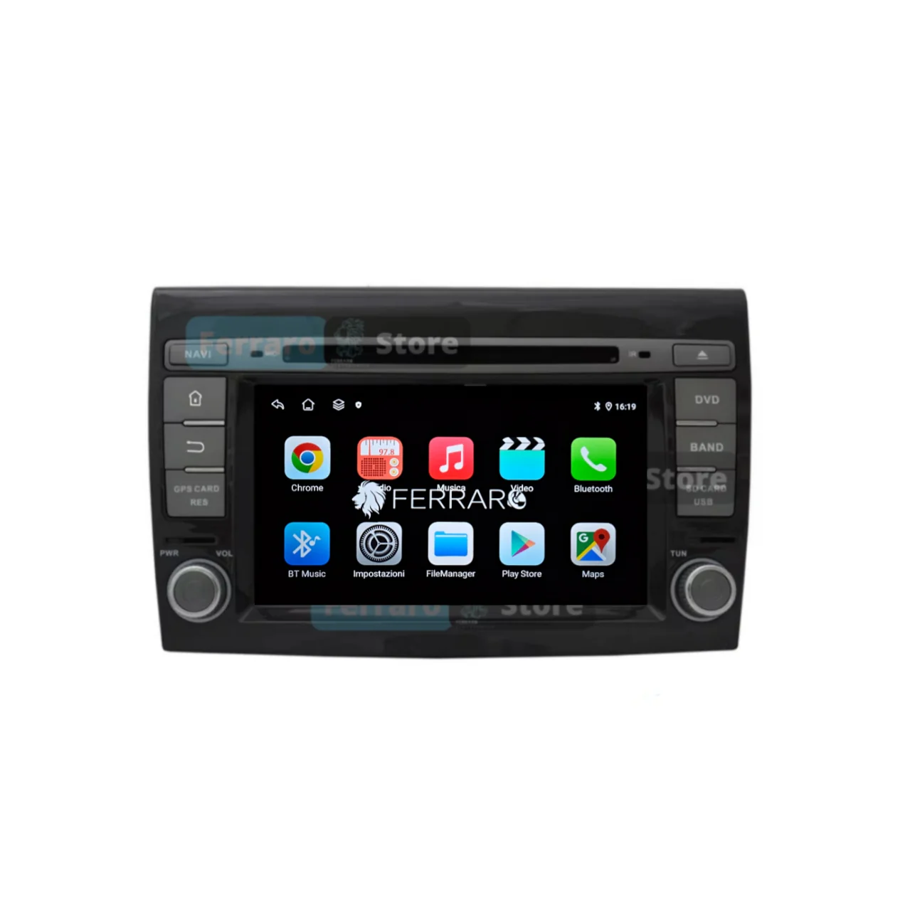 (PRENOTA) Autoradio per Fiat Bravo 7" (2007-2014) Android, Bluetooth, CarPlay, Android Auto, 4GB/8GB Ram