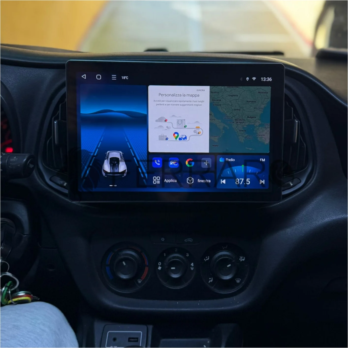 Autoradio per Fiat Doblo 11.5" | 2015-2019 | Android | Bluetooth | CarPlay | Android Auto | 4/64GB Ram - Image 3