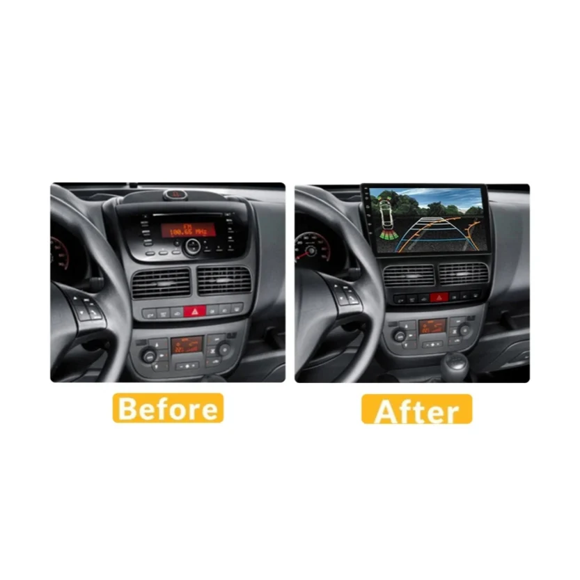 Autoradio per Fiat Dobló, Opel Combo Tour 9" (2010-2015) Android, Bluetooth, CarPlay, Android Auto, 2GB/4GB/6GB/8GB Ram - Image 3