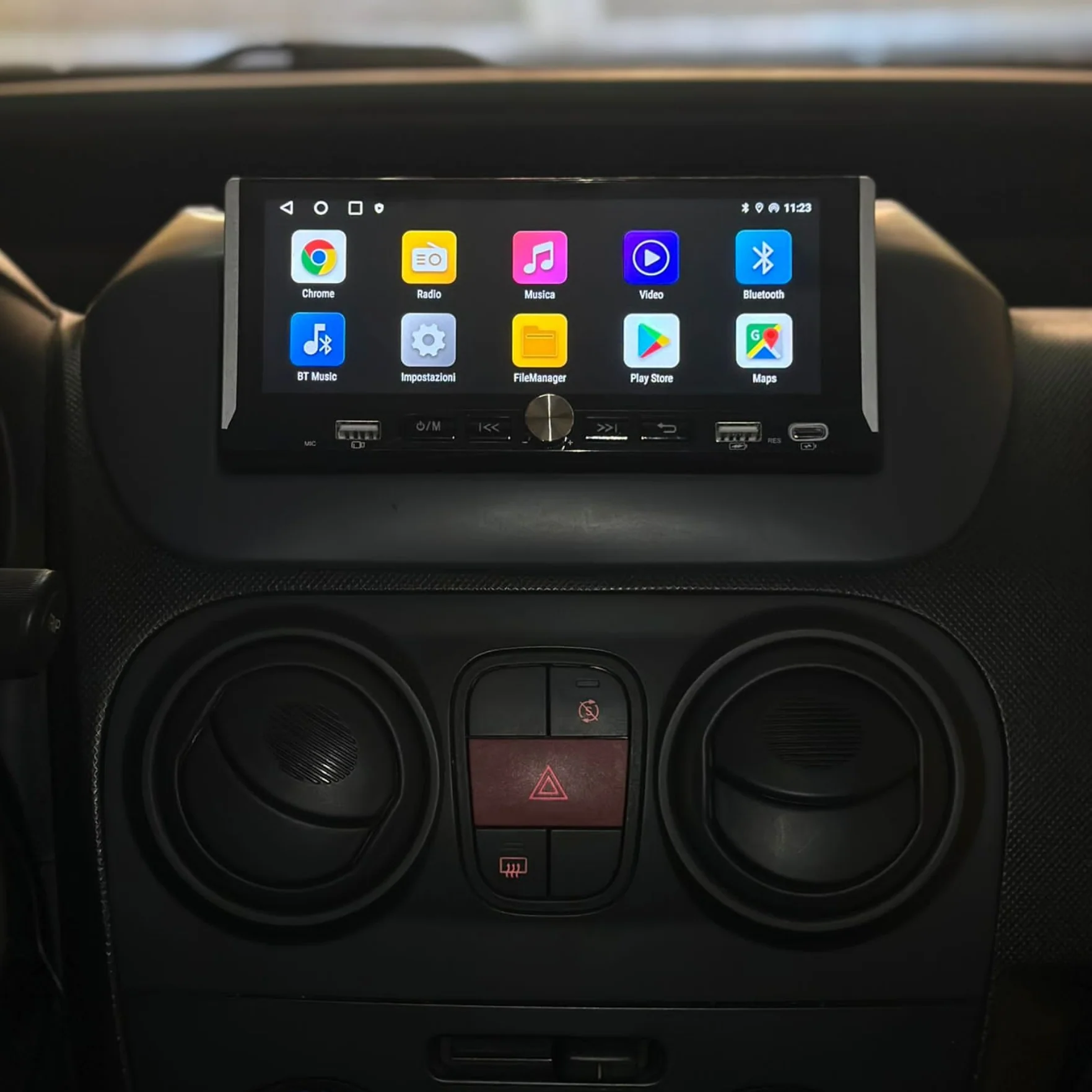 Autoradio per Fiat Qubo 6.9",Citroen Nemo, Peugeot Bipper (2008-2017) Android, Bluetooth, CarPlay, Android Auto, 2/32GB Ram - Image 4