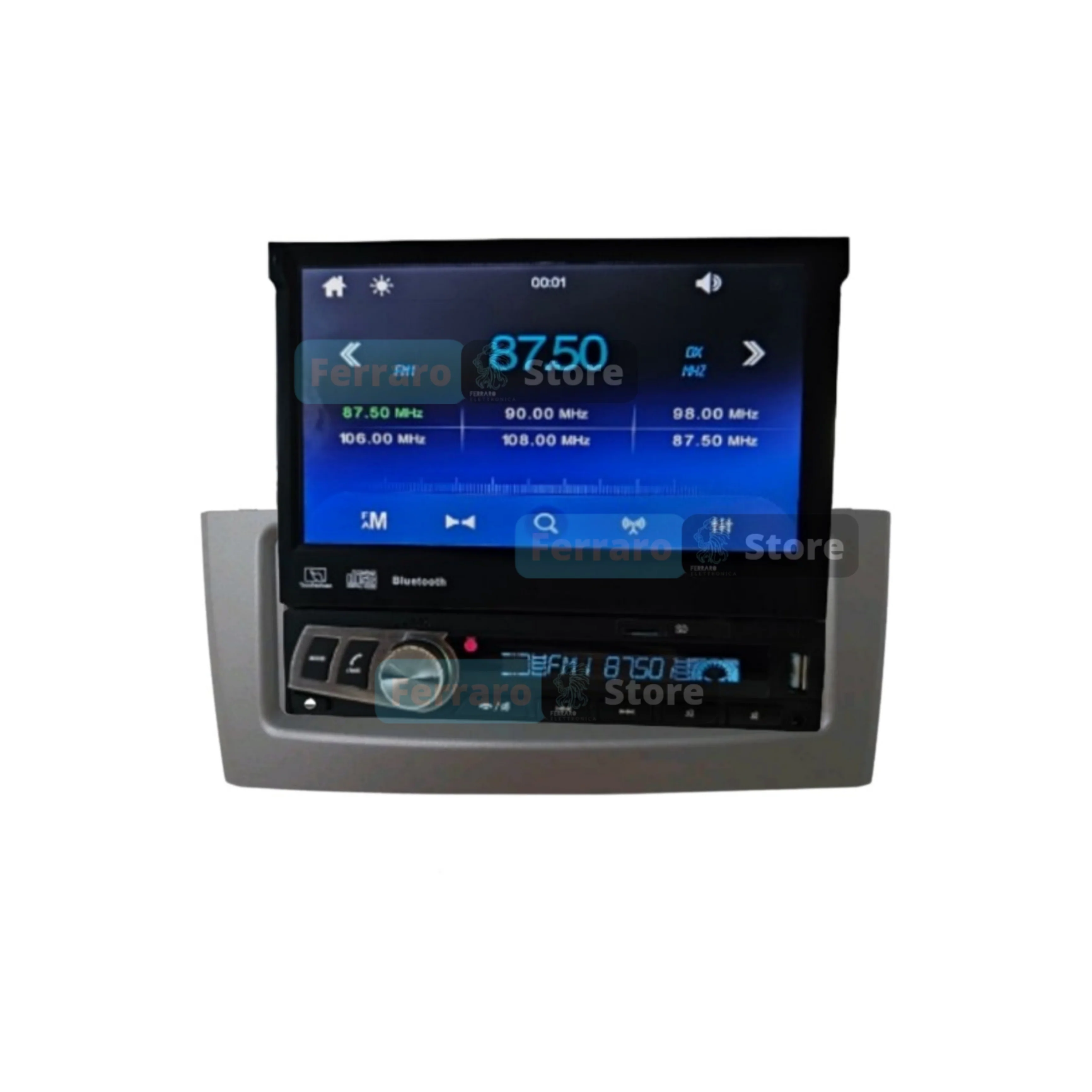 Autoradio per Fiat Grande Punto 7" |  2005-2009 | Bluetooth | Radio | USB | Mirror Link - Image 2