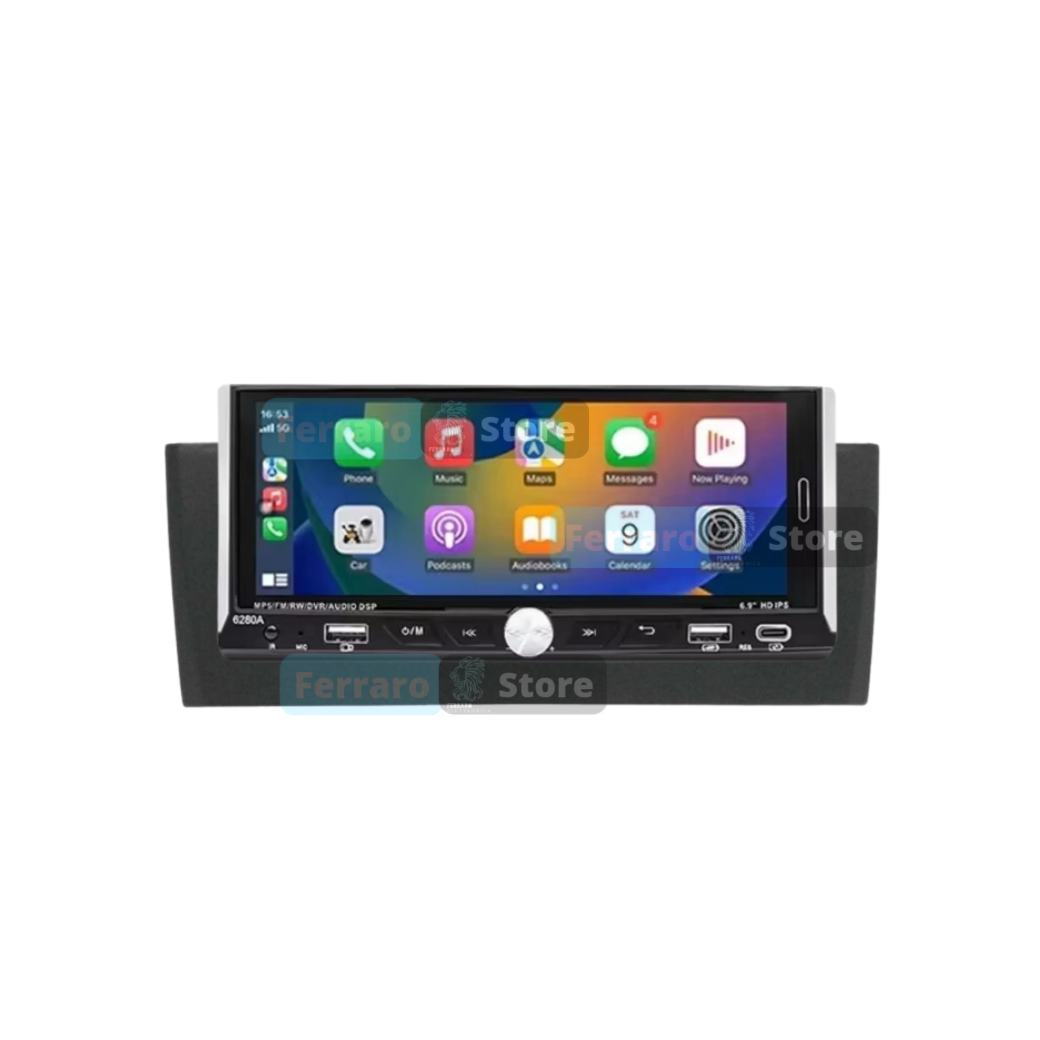 Autoradio per Fiat Grande Punto 6.9" (2005-2009) Android, Bluetooth, CarPlay, Android Auto, 2/32GB Ram - Image 2