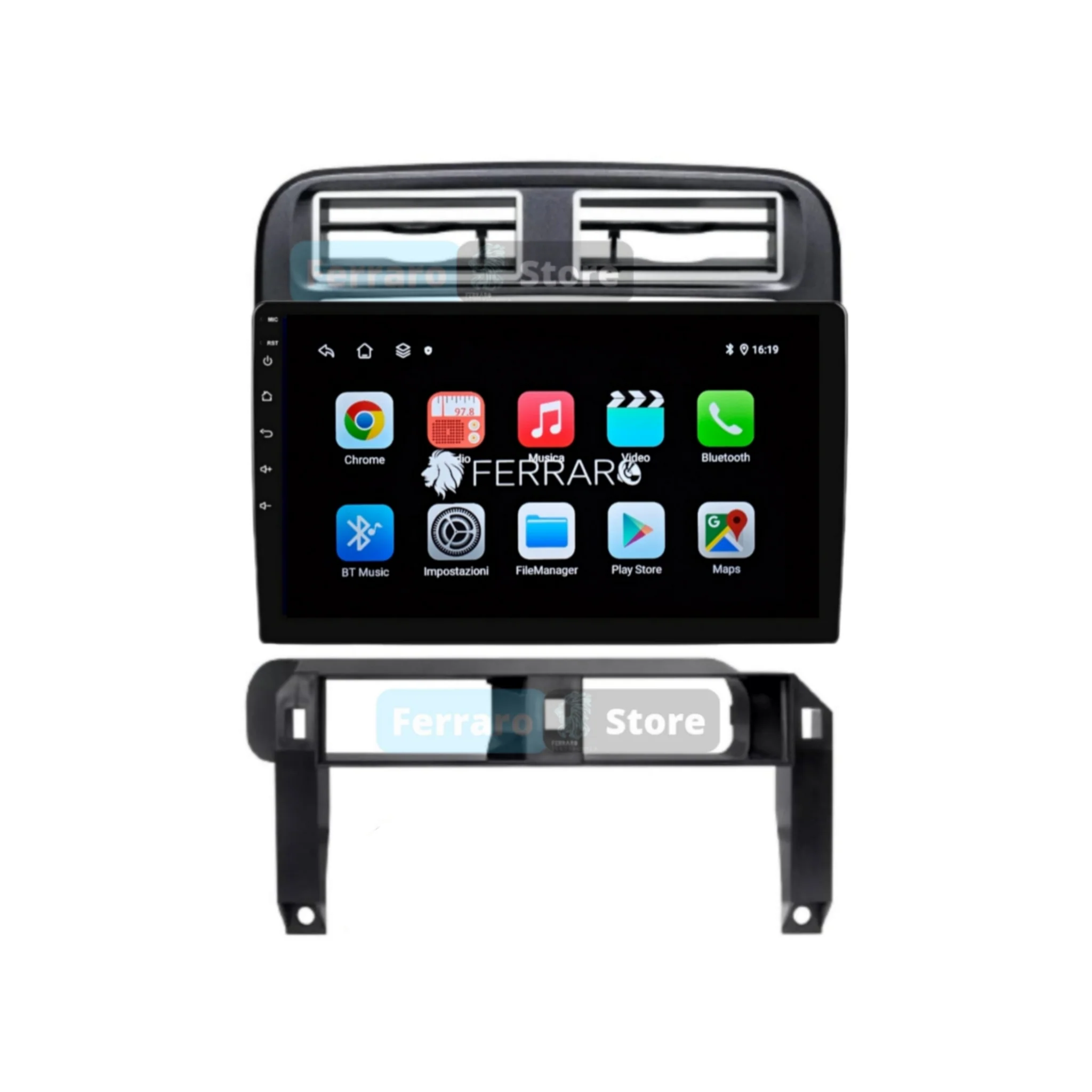 Autoradio per Fiat Grande Punto 9" (2005-2009) Android, Bluetooth, CarPlay, Android Auto, 2GB/4GB/6GB/8GB Ram - Image 2